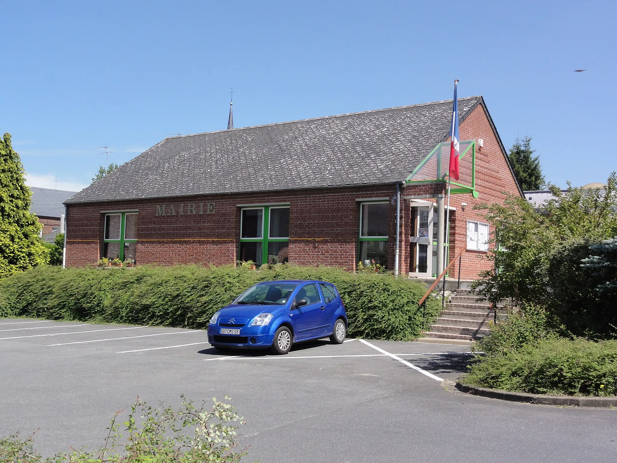 Photo showing: Sars-Poteries (Nord, Fr) mairie