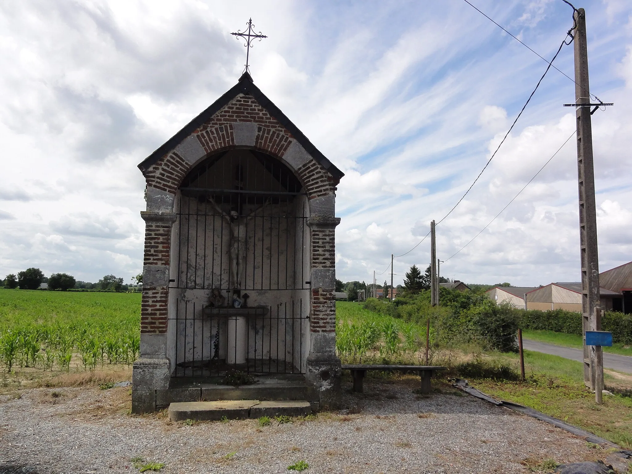 Photo showing: Clairfayts (Nord, Fr) calvaire d'Épinoy