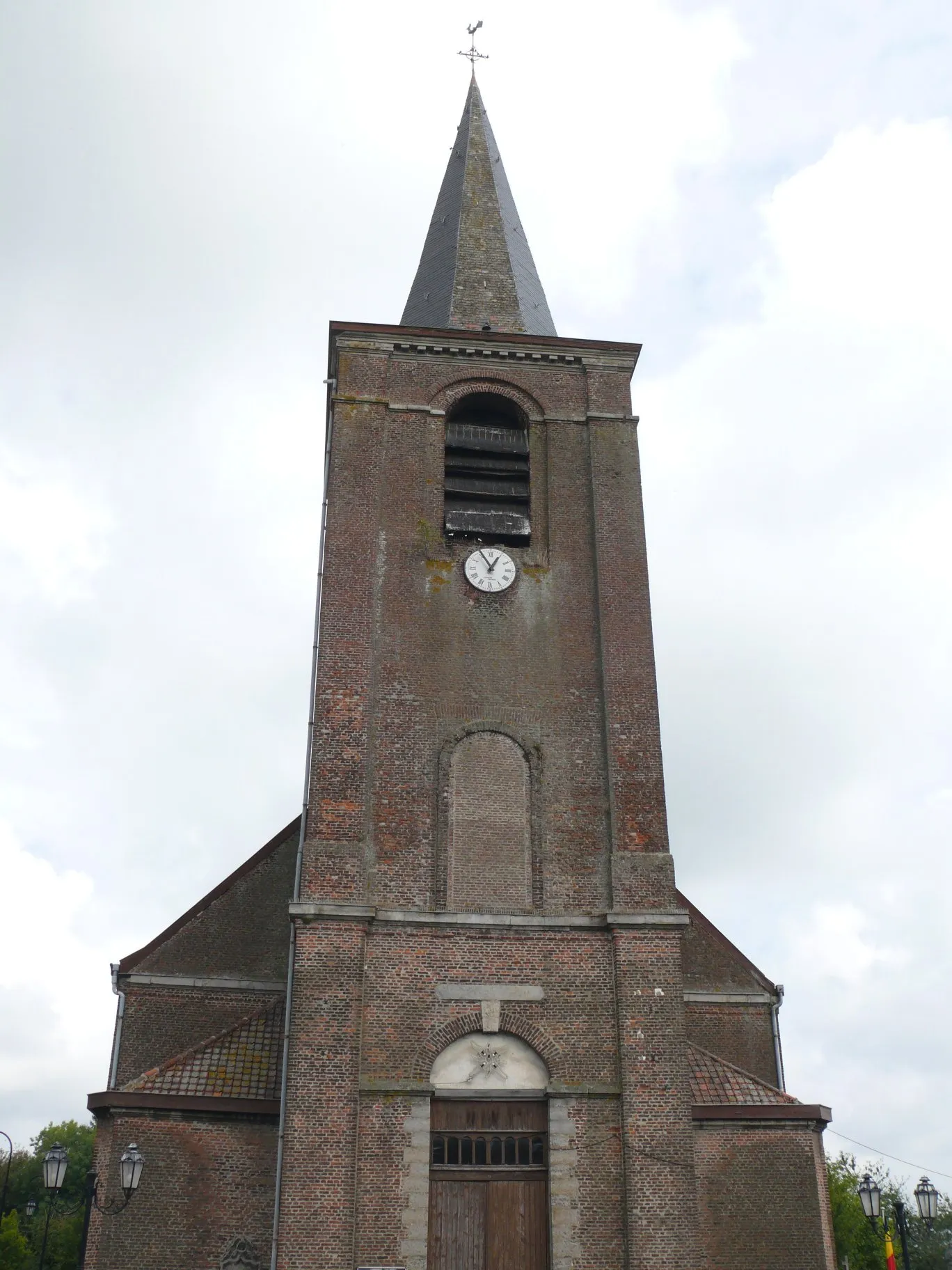 Photo showing: Saint-Brice's church of Rumegies (Nord, France).