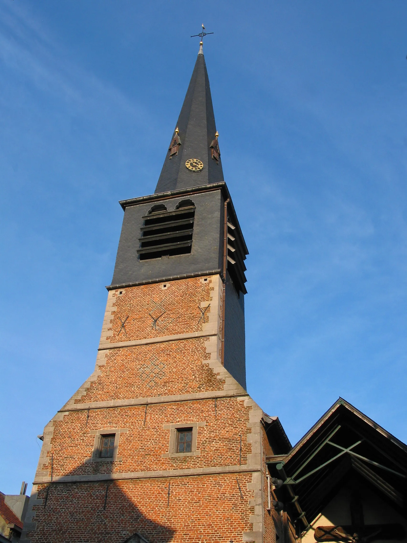 Photo showing: Ath (Belgium), the Saint Martin’s church (1585).