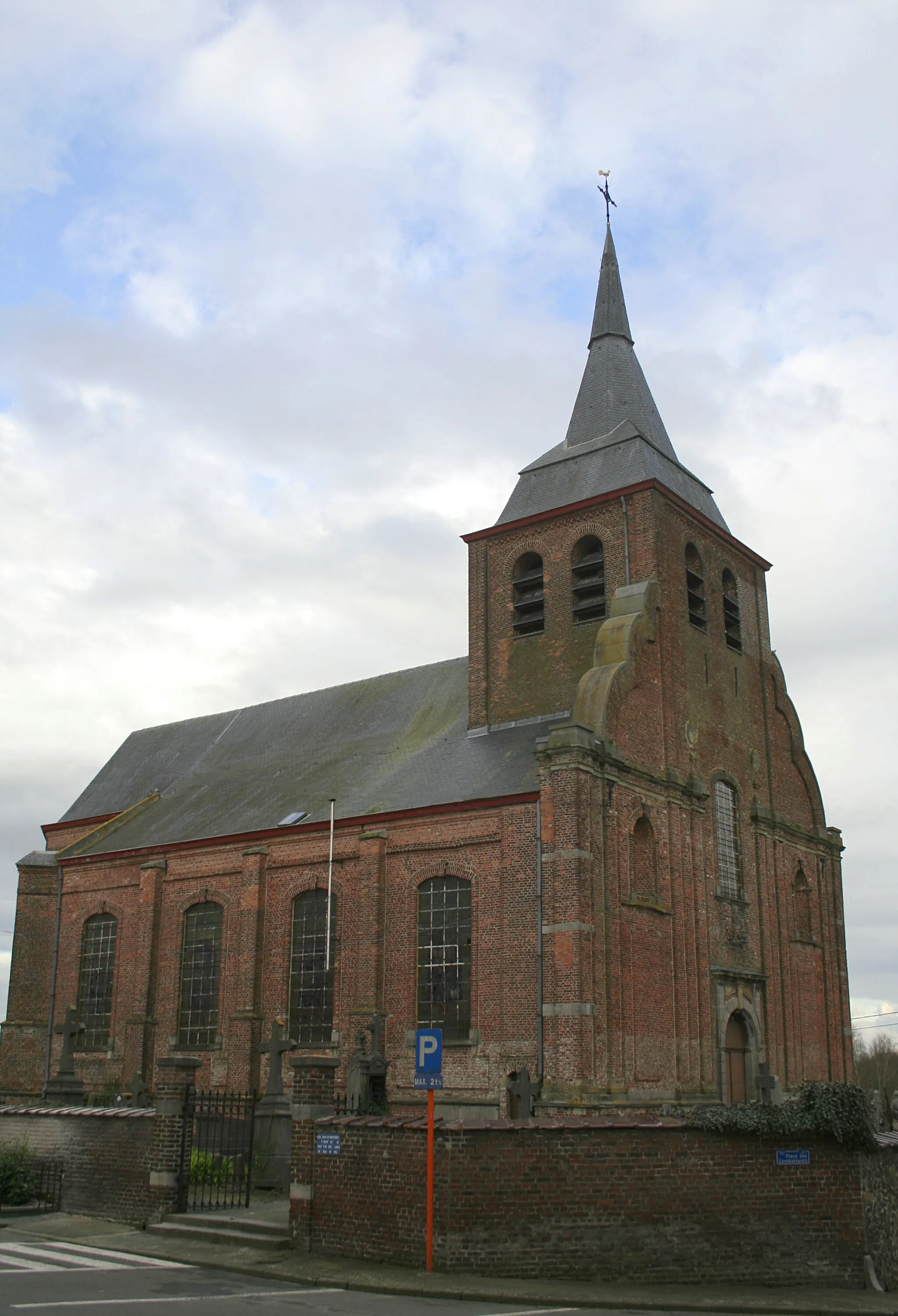 Photo showing: Ogy (Belgique), l'église Saint-Martin (1742 - 1757).
