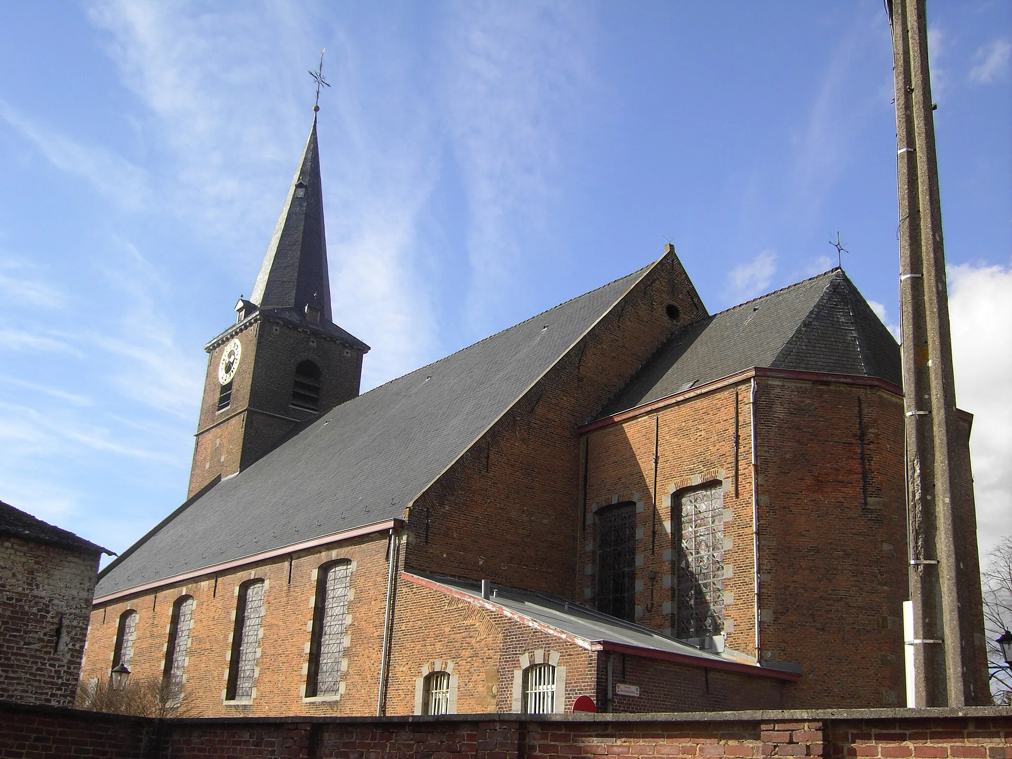 Photo showing: Everbeek-Beneden - Everbeek - Brakel - Oost-Vlaanderen - België: kerk