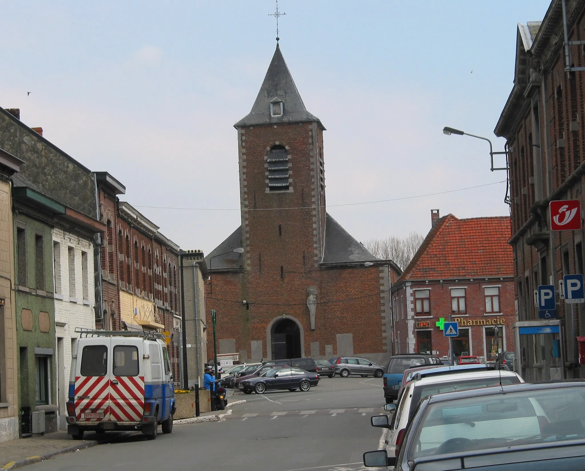 Photo showing: Naast (Belgium), the Saint Martins' church (XVIIIth century).