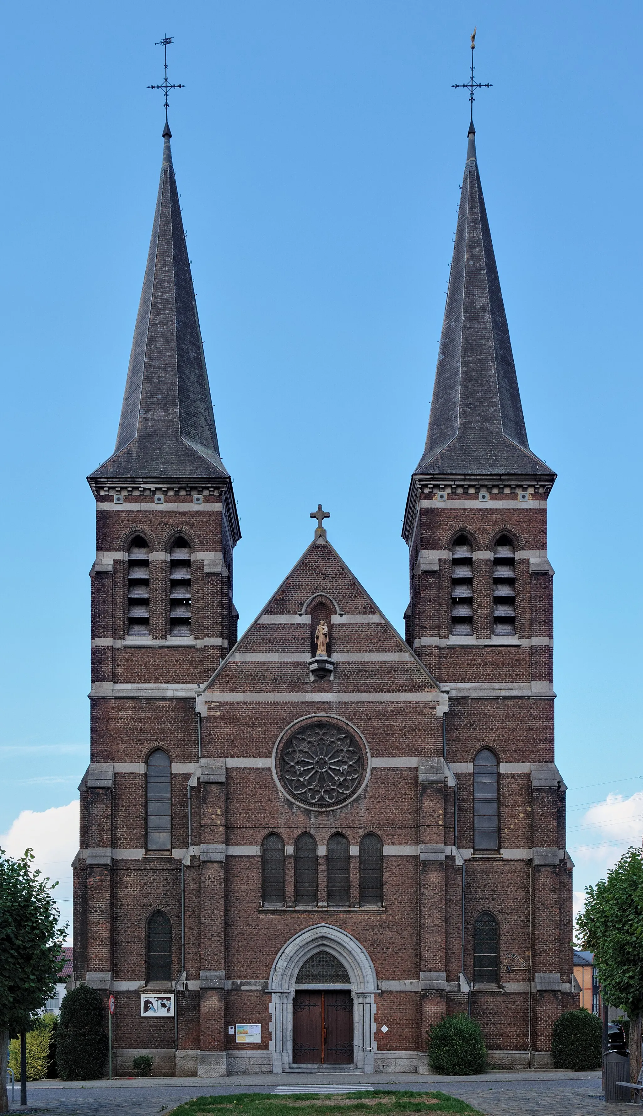 Photo showing: Saint Anthony of Padua church in La Louvière (Belgium)