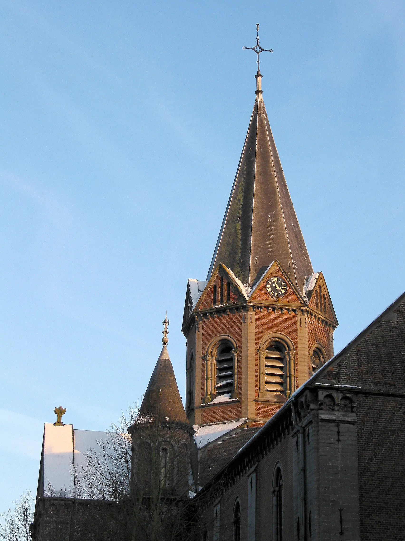 Photo showing: Lombise (Belgium), the Our Lady of  Foy ’s church (1852).