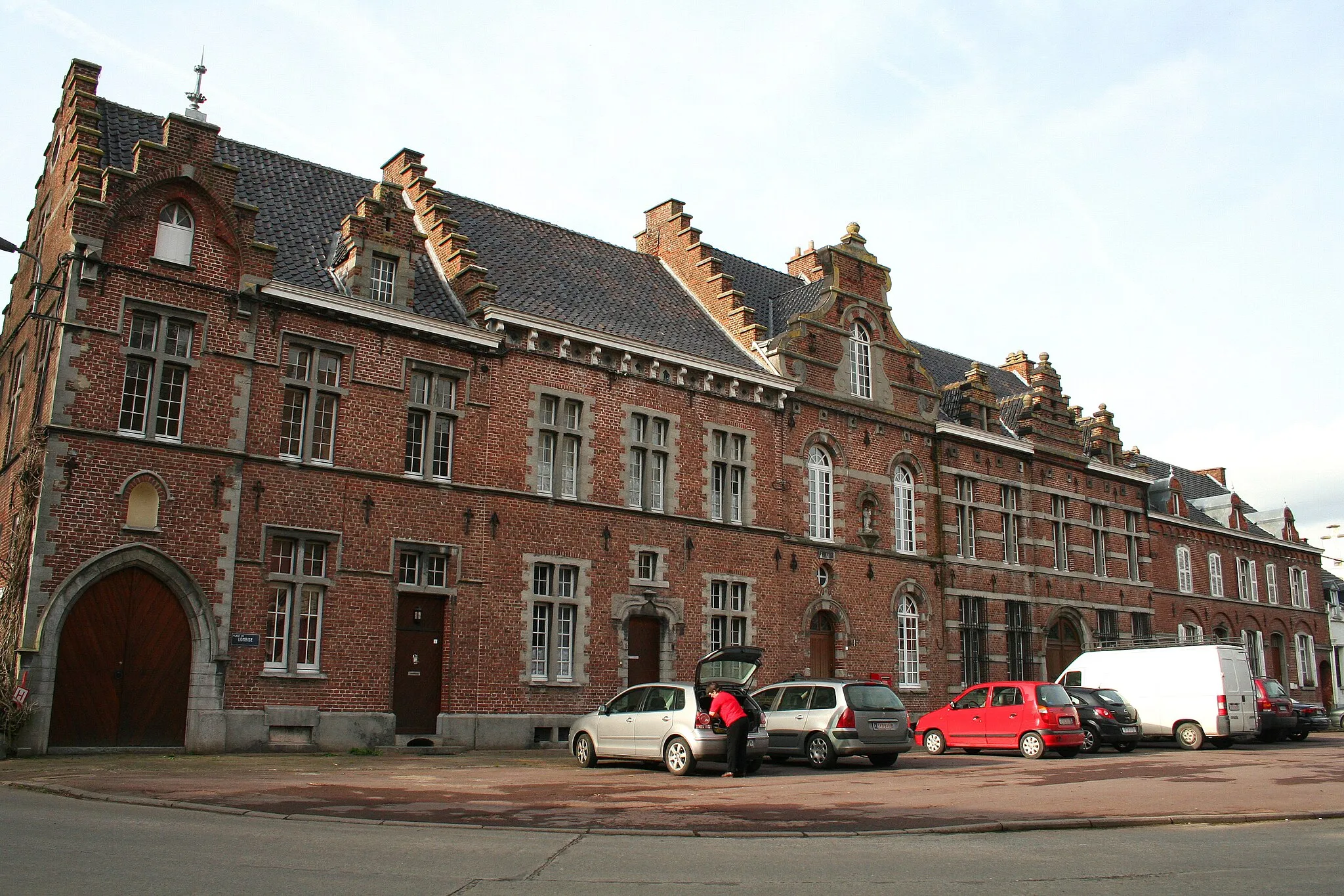 Photo showing: Lombise (Belgique), Place de Lombise (XIXe siècle).