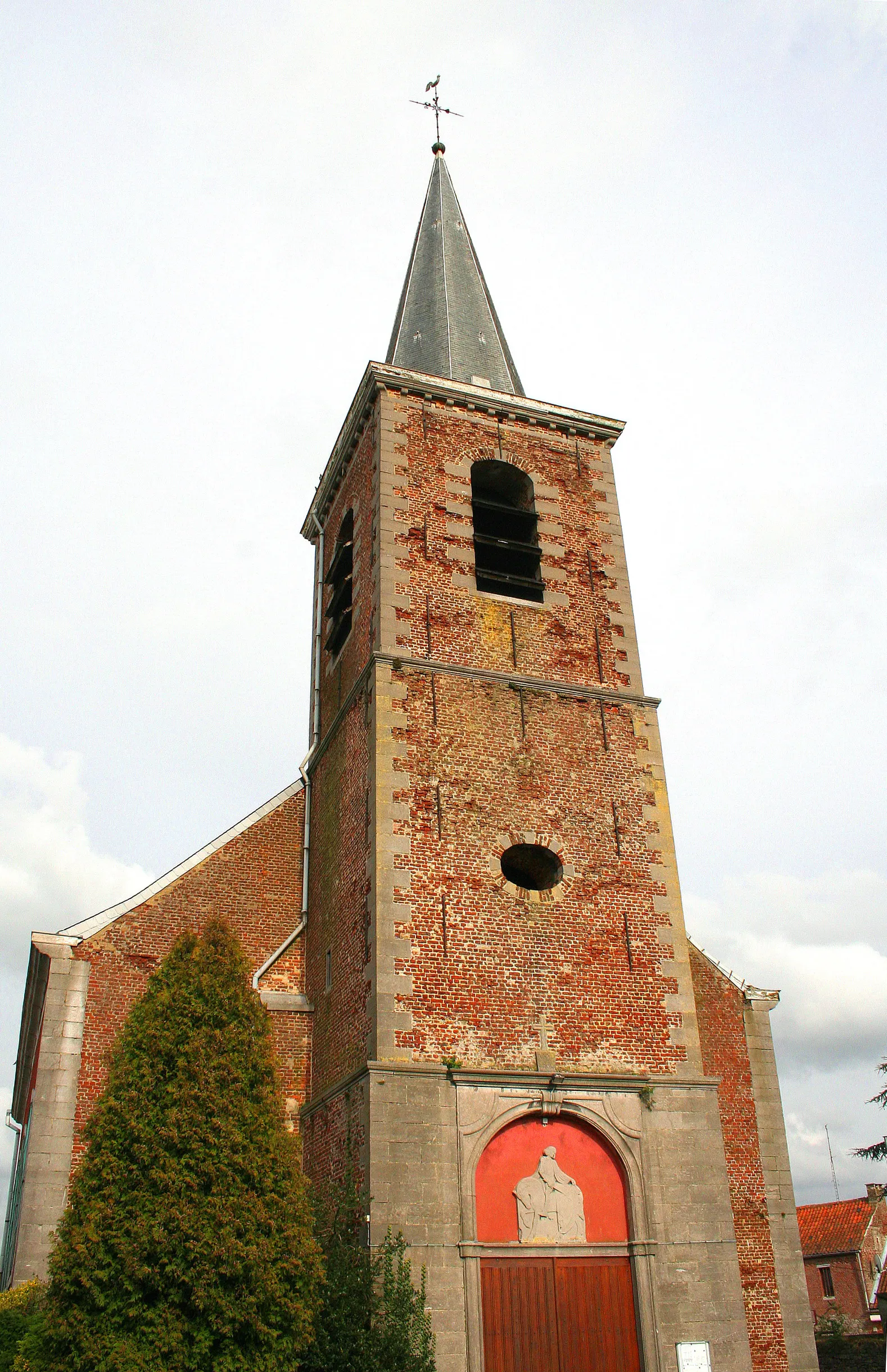 Photo showing: Cambron-Saint-Vincent (Belgium), the Saint Martin’s church (1768).