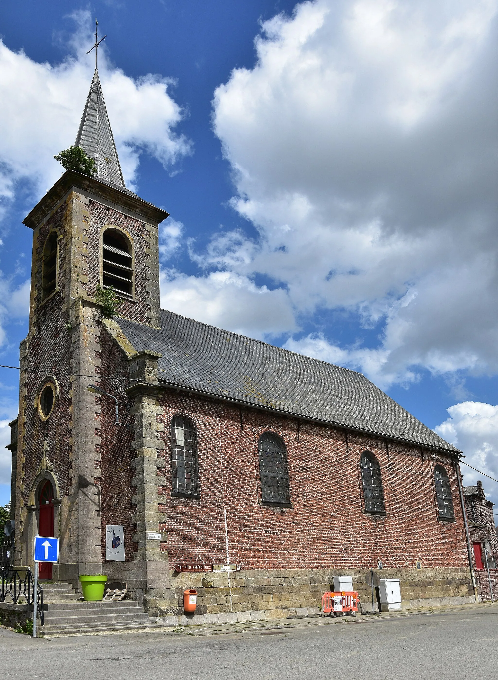 Photo showing: Heilige Maagdkerk Chapelle-à-Oie 10-05-2021 12-52-59