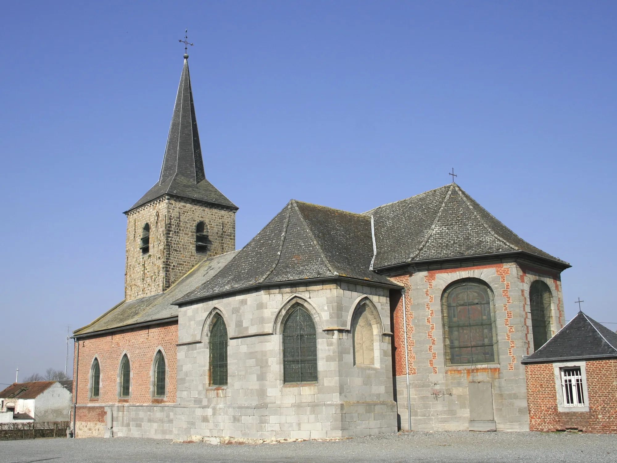 Photo showing: Rouveroy, l'église Saint-Remy (1719).