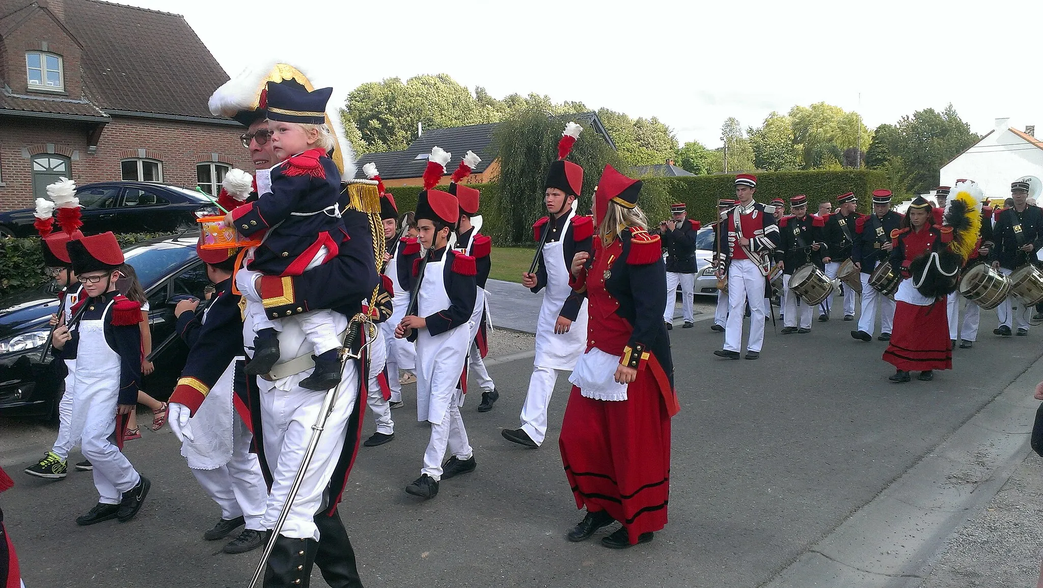 Photo showing: Marche Saint-Christophe in Marbaix-la-Tour, op zondag 30 juli 2017.