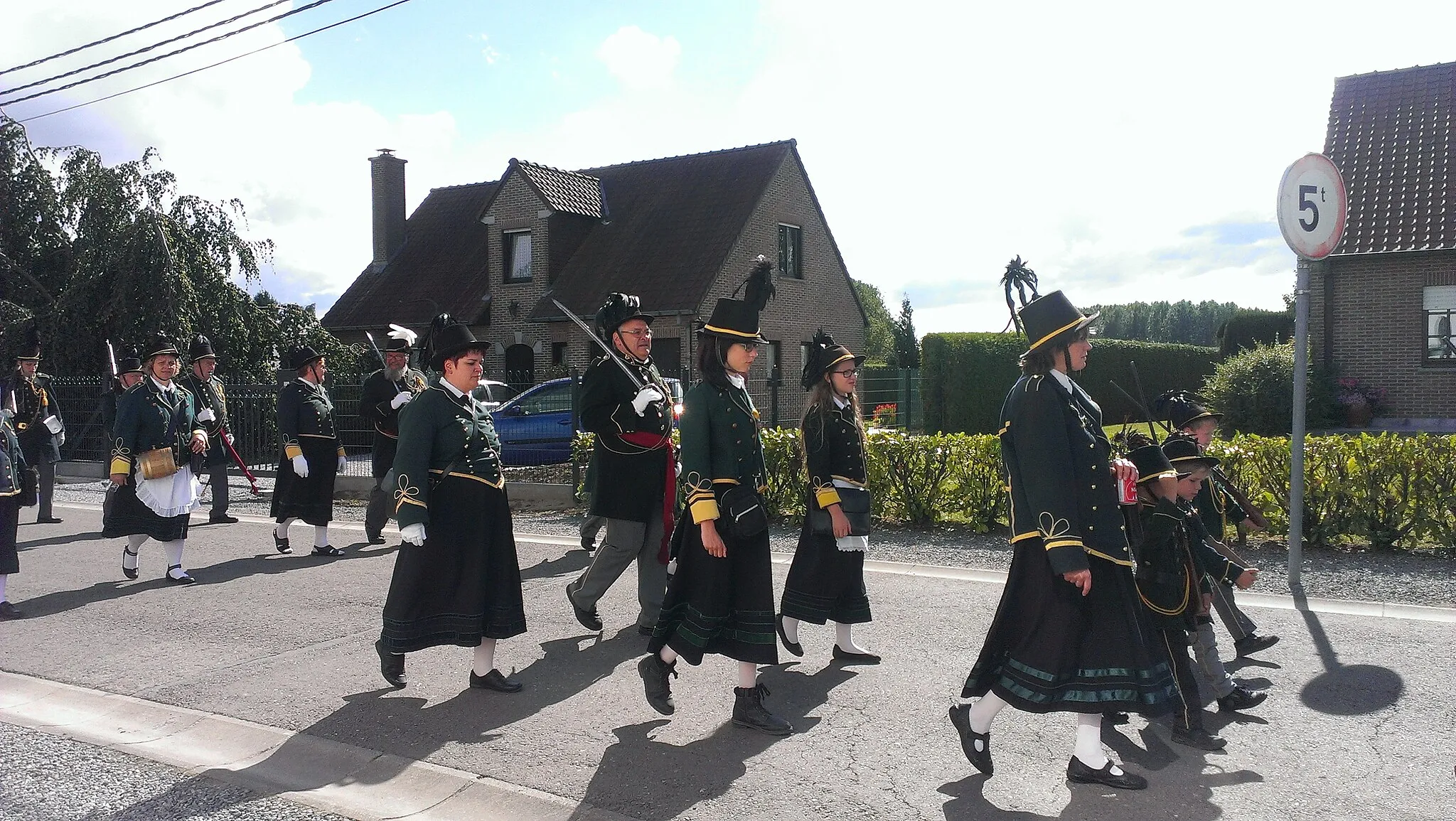 Photo showing: Marche Saint-Christophe in Marbaix-la-Tour, op zondag 30 juli 2017.