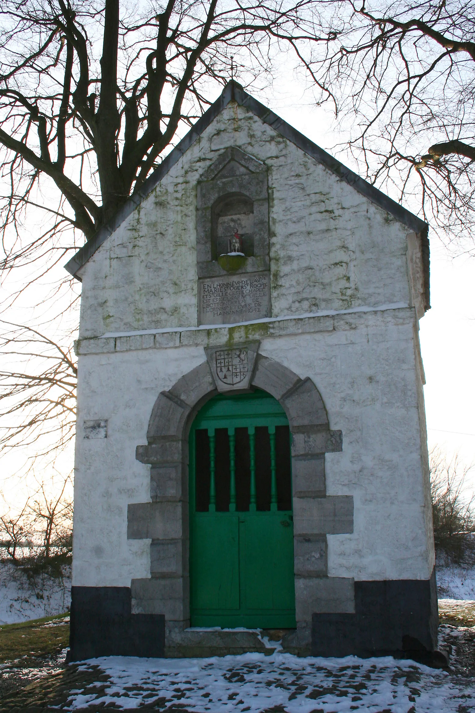 Photo showing: Hanzinne (Belgique), la chapelle Saint-Oger (1642).