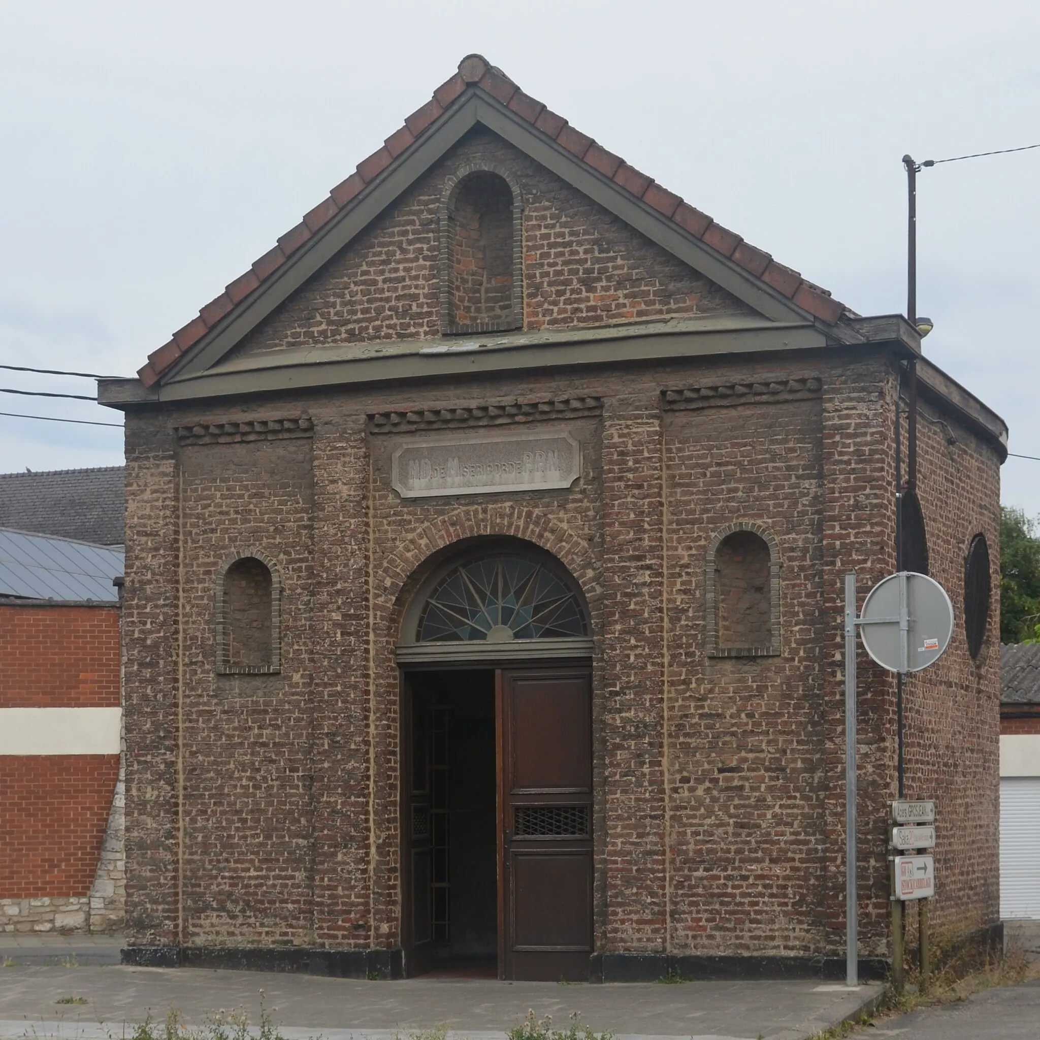Photo showing: Marchienne-au-Pont (Charleroi-Belgique - Chapelle Notre-Dame de Miséricorde située route de Beaumont.