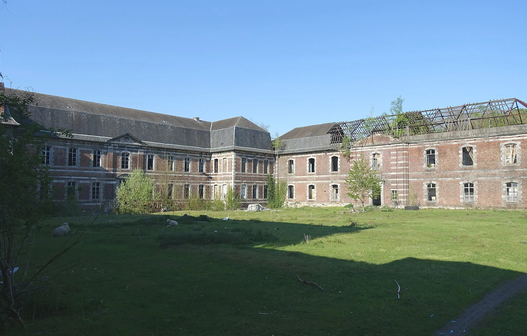 Photo showing: De Priorij van Oignies in van Aiseau (gemeente Aiseau-Presles).