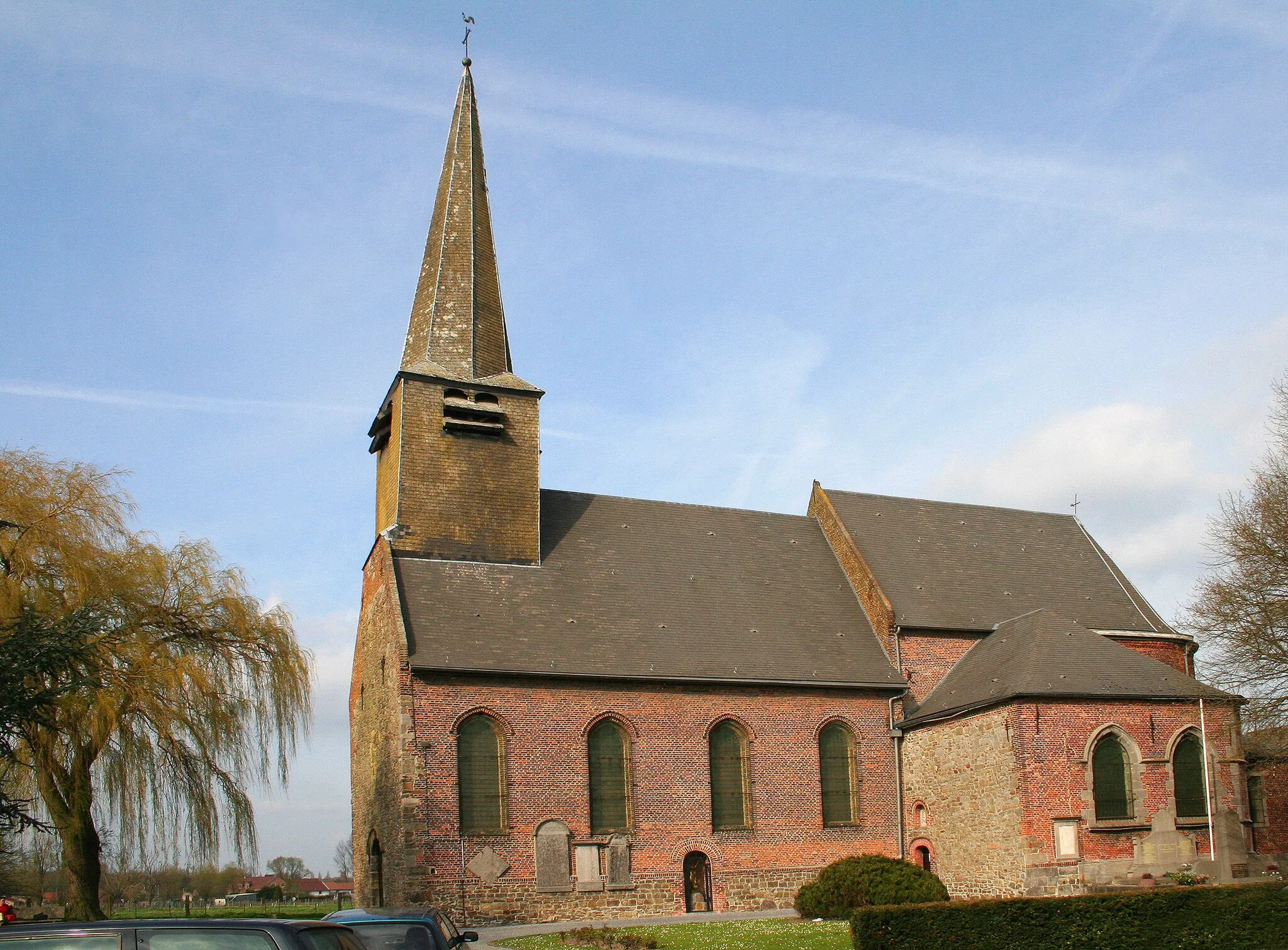 Photo showing: Hensies, l'église Saint-Georges (XII/XVIIe siècles).