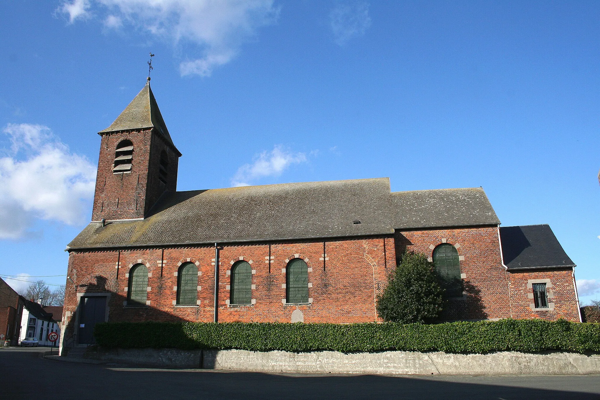 Photo showing: Irchonwelz (Belgium), the Saint Denis’ church.