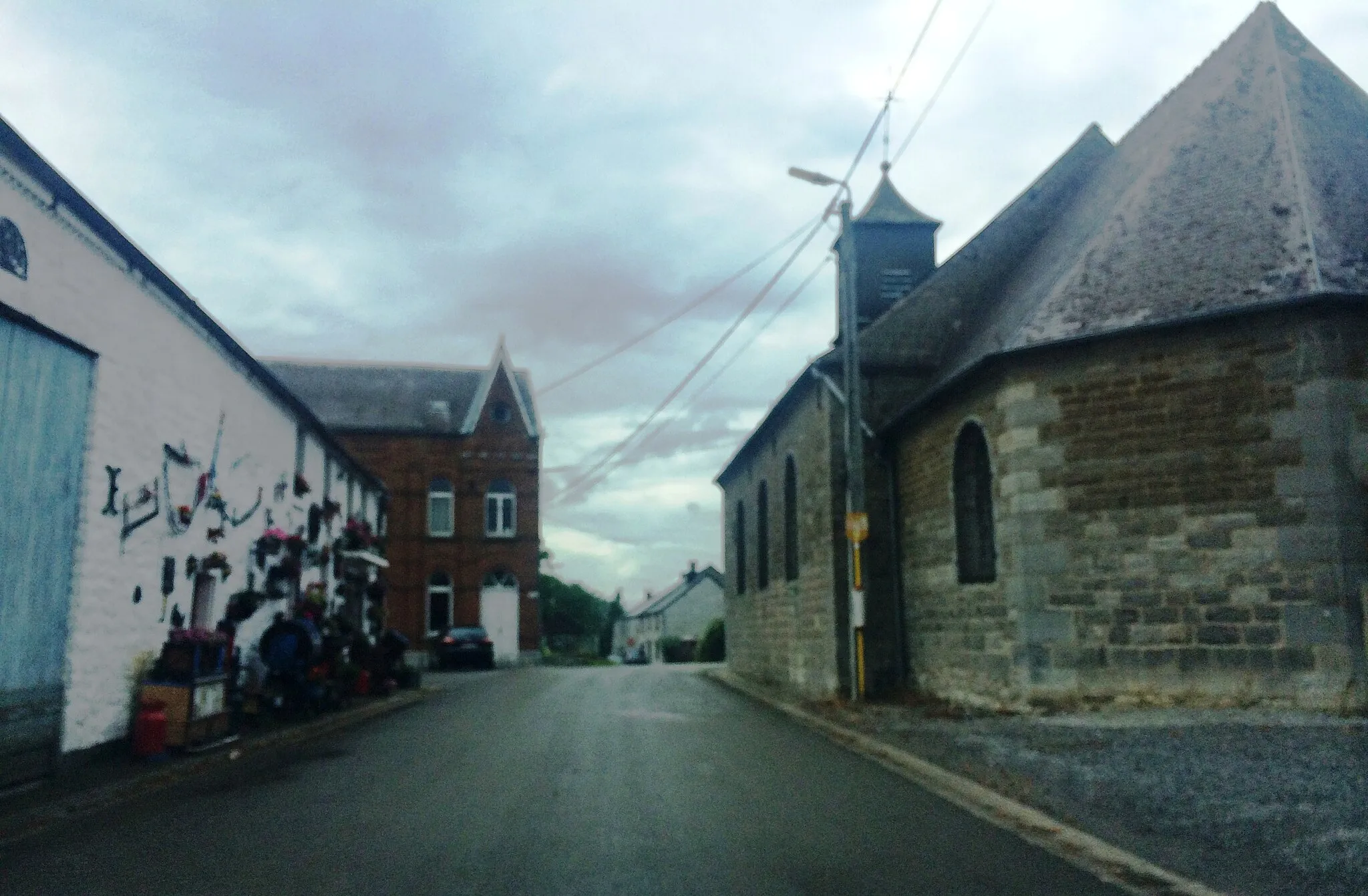 Photo showing: View from the small town of Robechies in Chimay, in southern Belgium / Ardennes