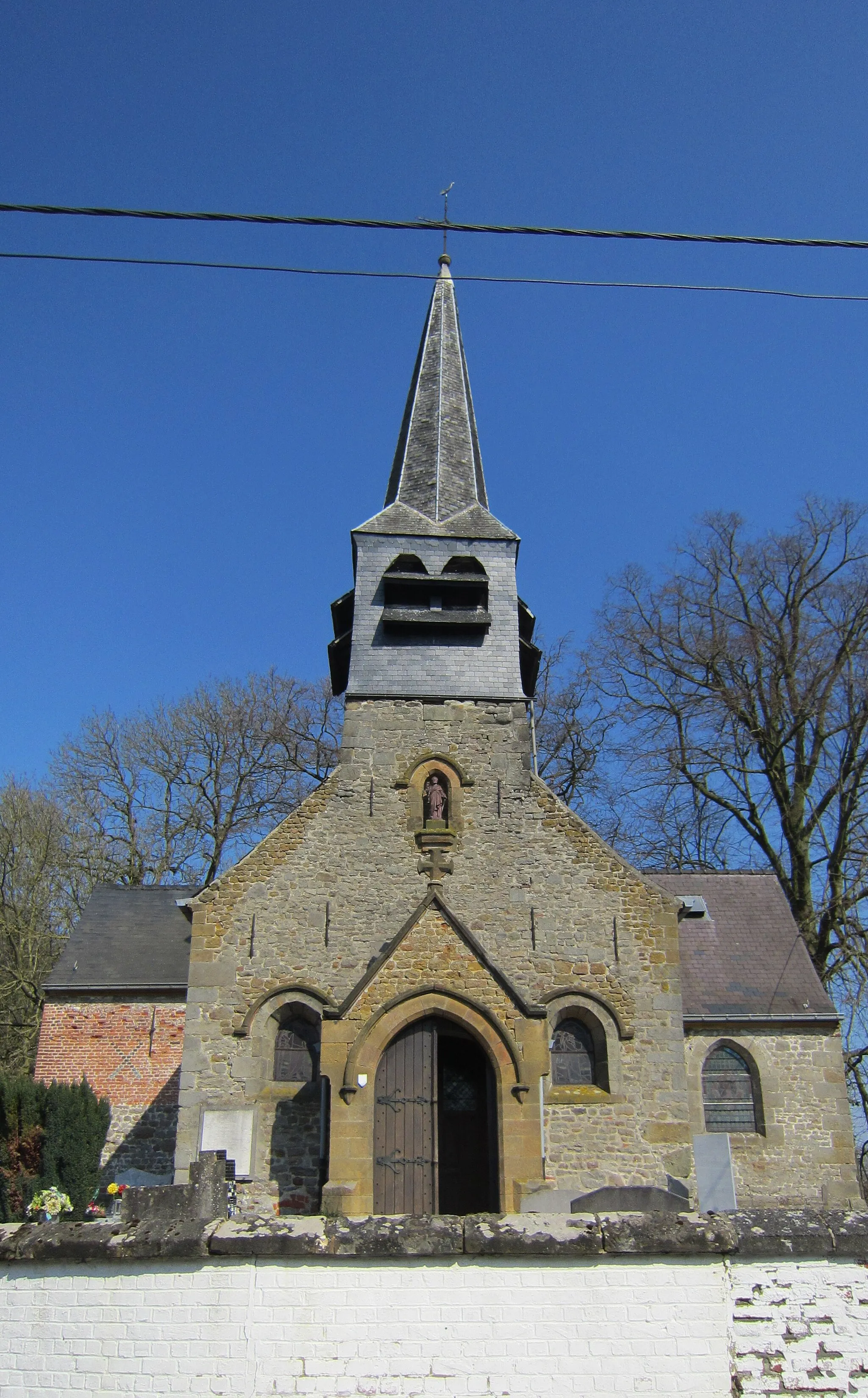 Photo showing: L'église de Ramegnies.