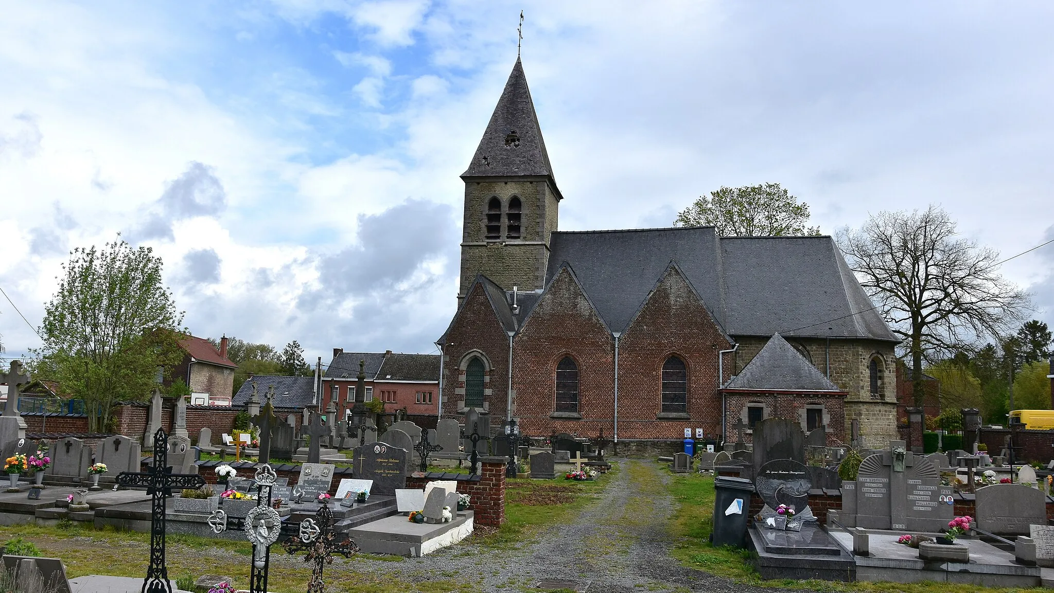 Photo showing: Sint-Michielskerk (Grandmetz) 10-05-2021 9-02-45