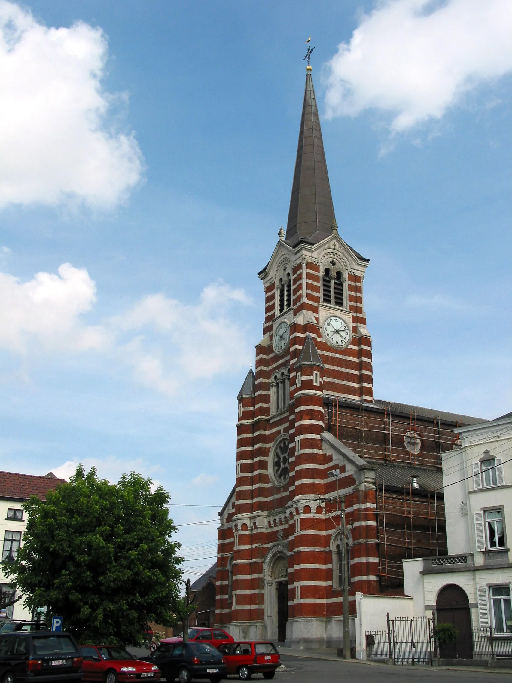 Photo showing: Rebecq (Belgium), the St. Gaugericus' church 1867 - Architect: Coulon).
