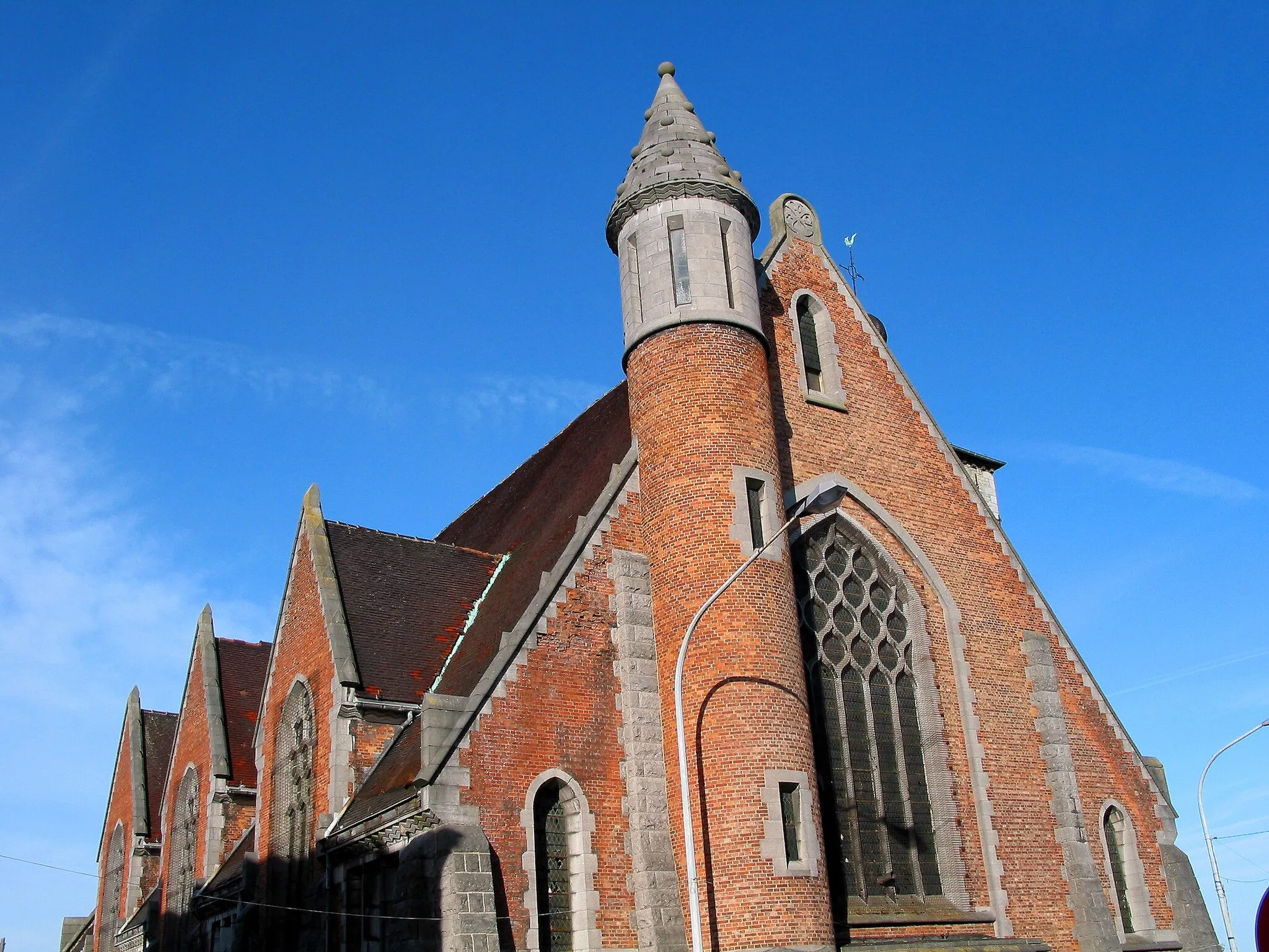 Photo showing: Anderlues (Belgium), nave of the previous Saint Medardus' church.