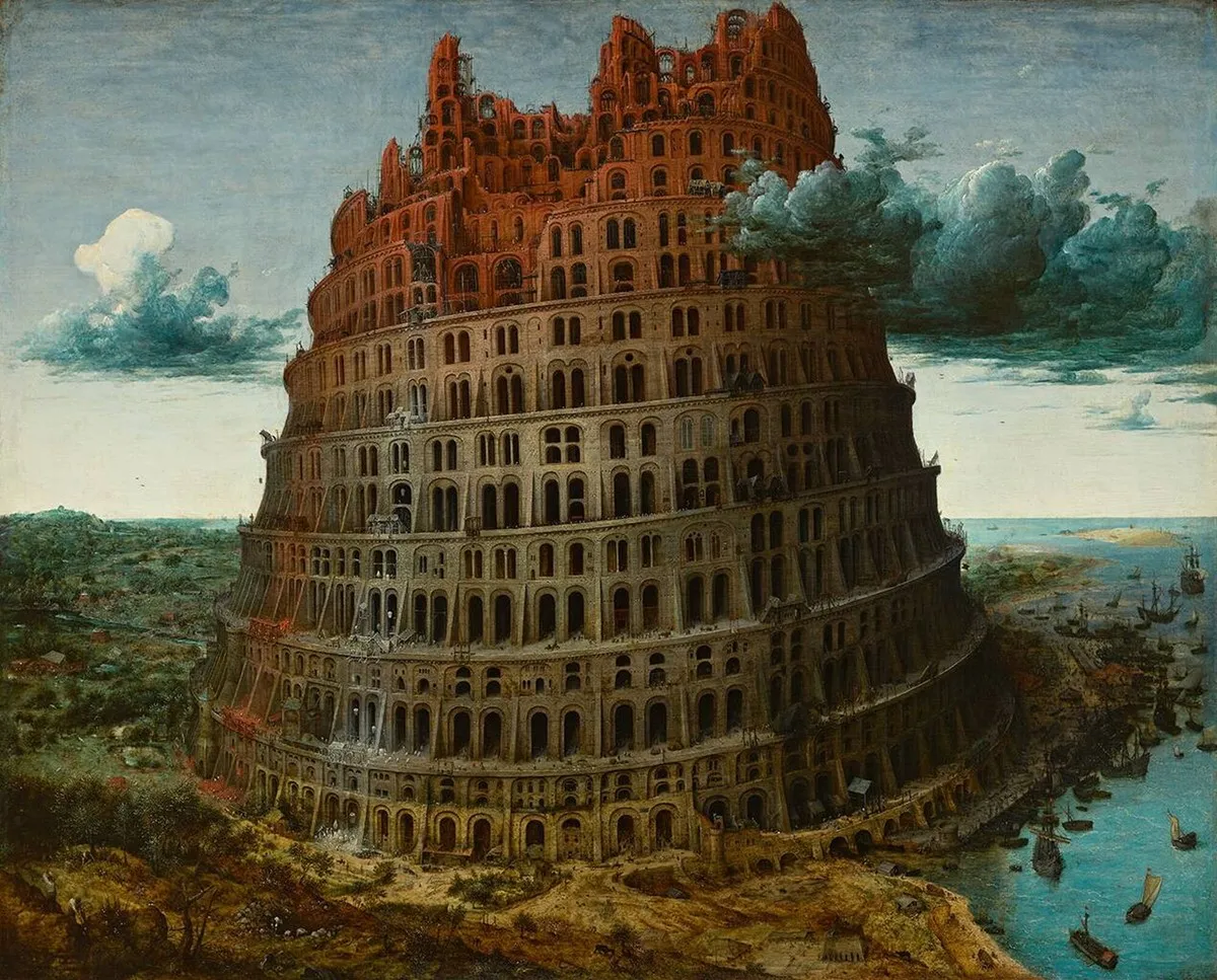 Photo showing: «Вавилонская башня» (нид. De bouw van de toren van Babel). ок. 1565. Дерево, масло. 60 × 74,5 см. Музей Бойманса — ван Бёнингена, Роттердам (Нидерланды)