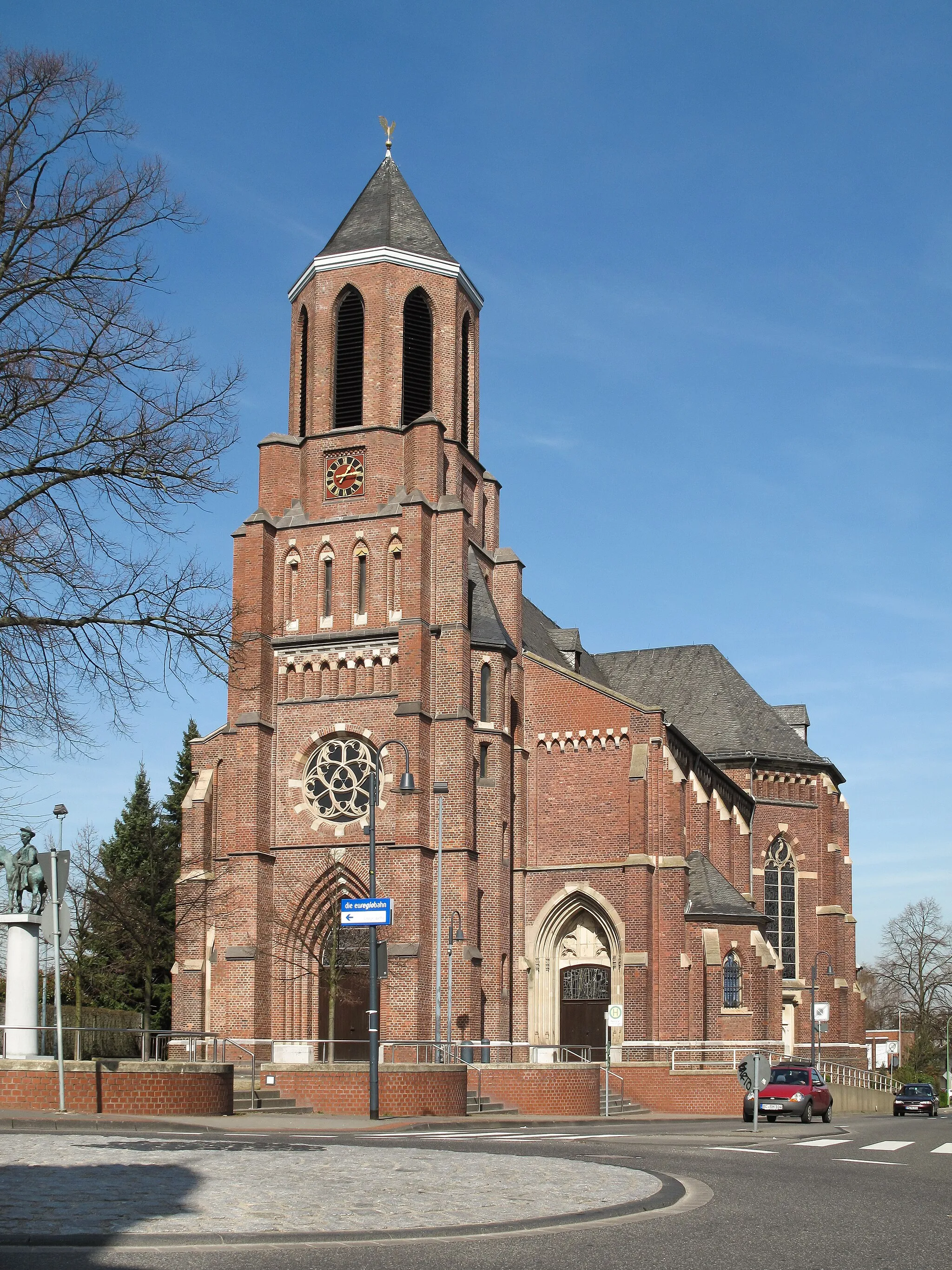 Photo showing: Langerwehe, church