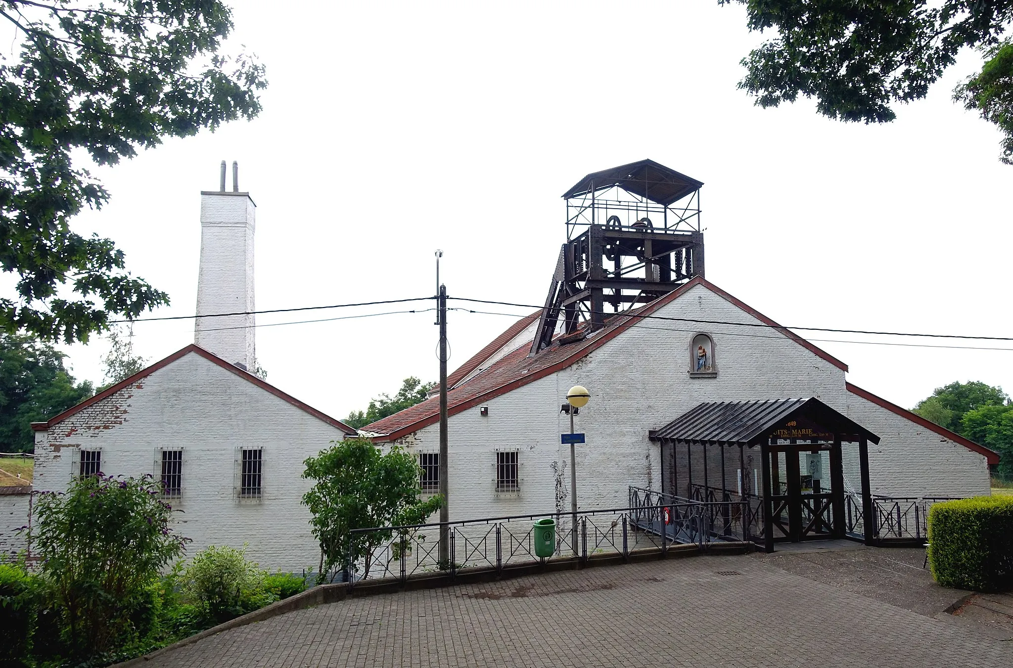 Photo showing: Old coal mine of Blegny-Mine: puits Marie ( l'Espérance) digged in 1849, major pit  until 1923