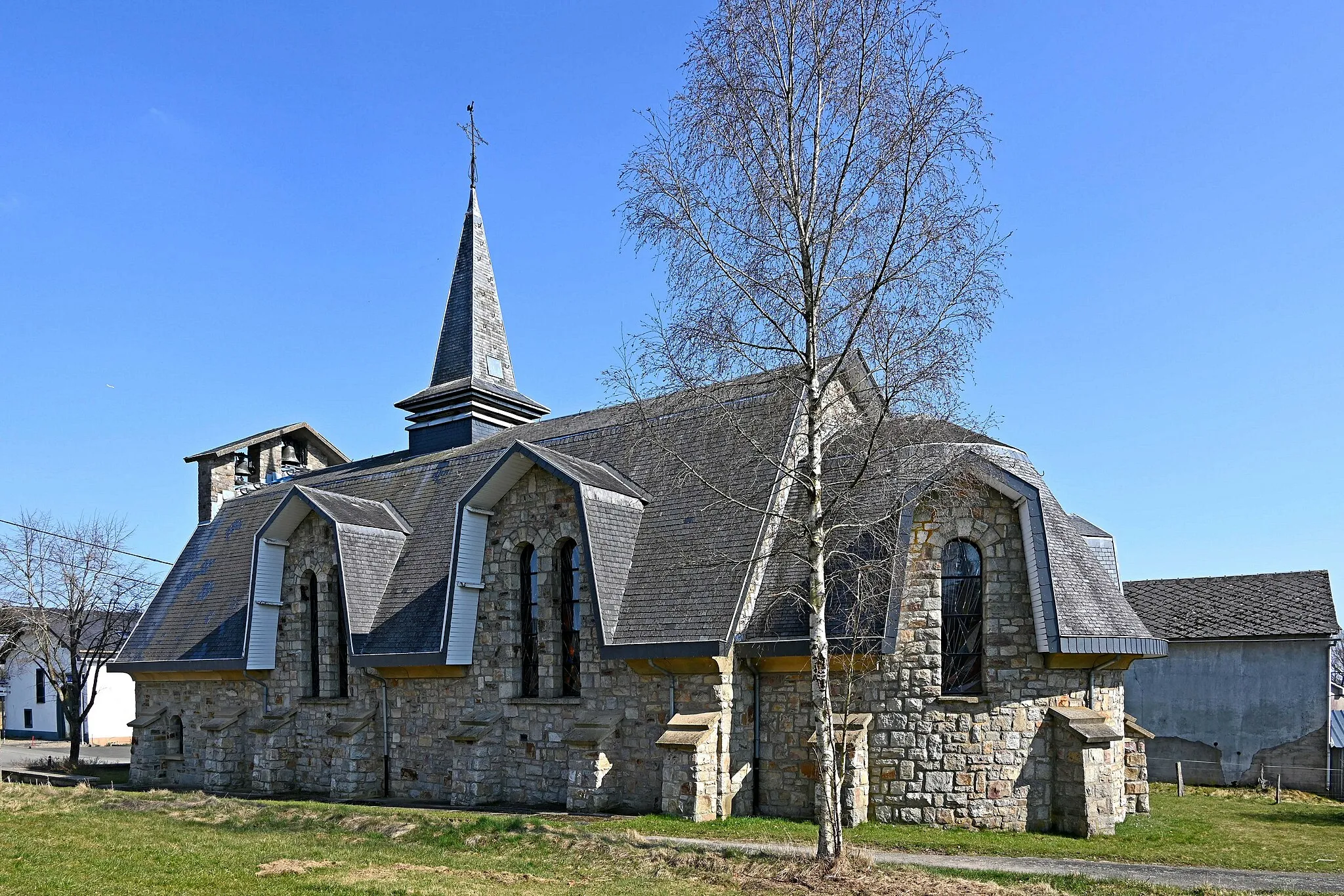Photo showing: St. Albinus (Hinderhausen) von Westen