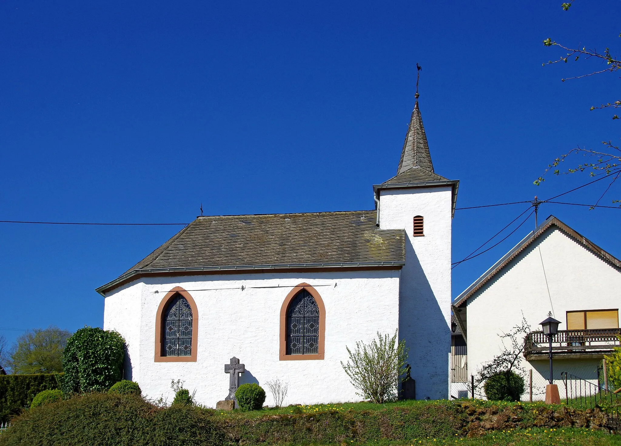 Photo showing: St. Peter und St. Margarethe (Laudesfeld), Ostseite