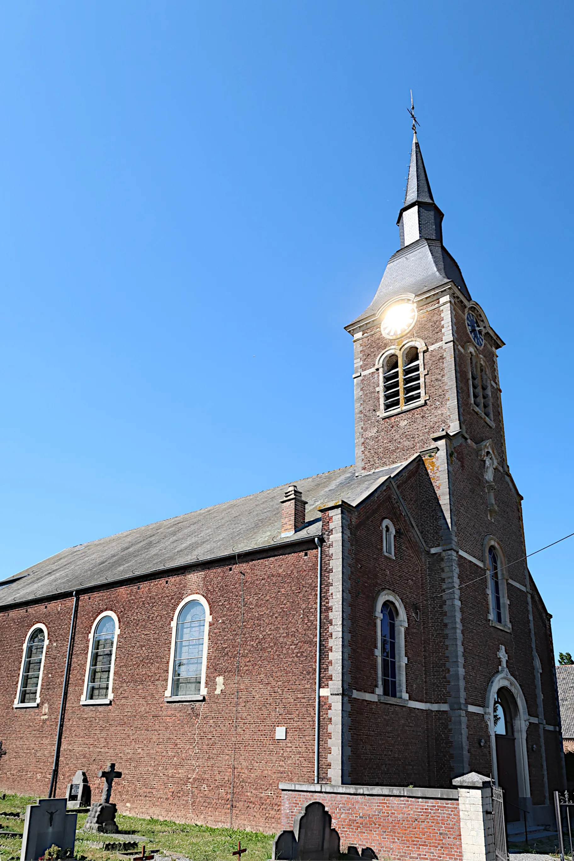 Photo showing: Eglise Saint-Thibaut de Jandrenouille en Jandrain-Jandrenouille (Orp-Jauche)