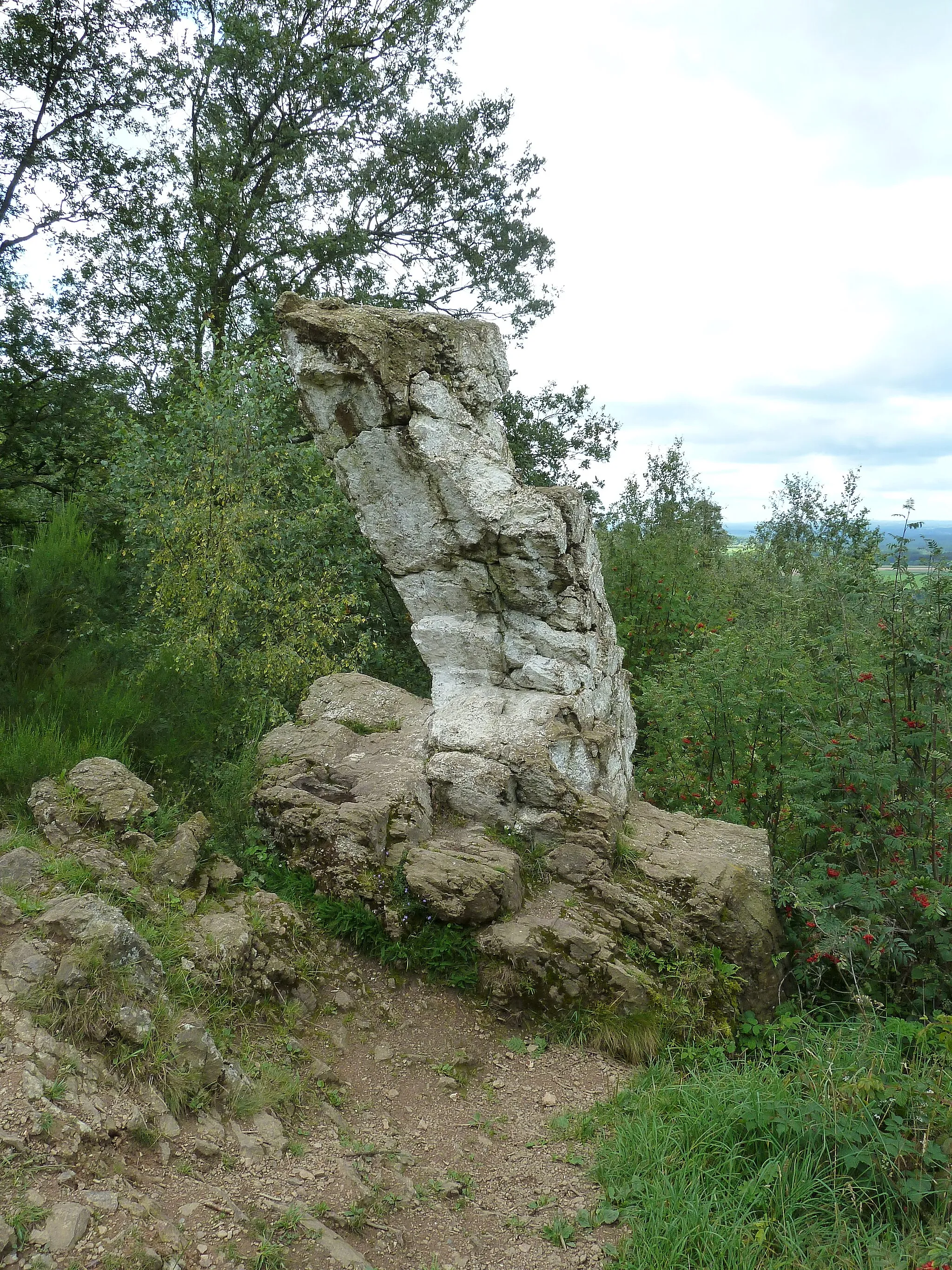 Photo showing: La Pierre Haina, Wéris, Belgique