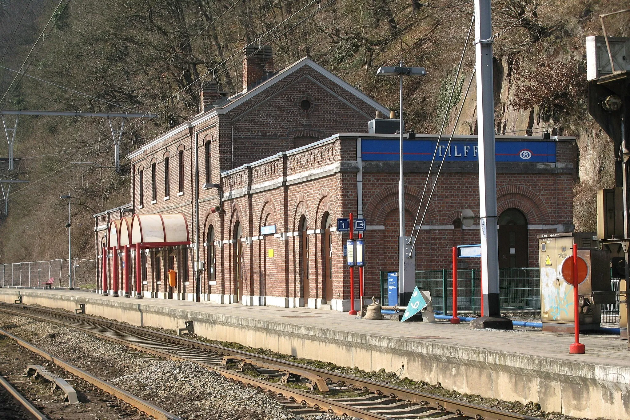 Photo showing: D'Gare vun Tilff am Mäerz 2010