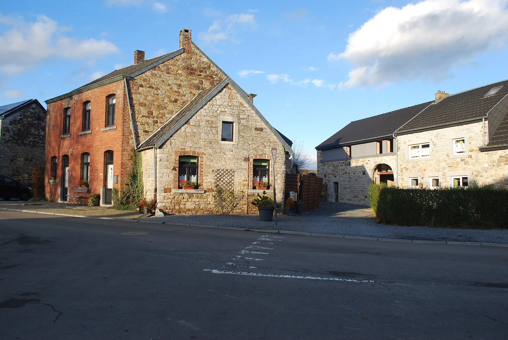 Photo showing: Vue de Strivay, hameau de la commune de Neupré (dans la province de Liège, en Belgique).