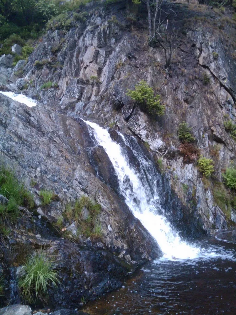 Photo showing: The Cascade du Bayehon in Longfaye (Belgium) is the second biggest natural waterfall of Belgium.