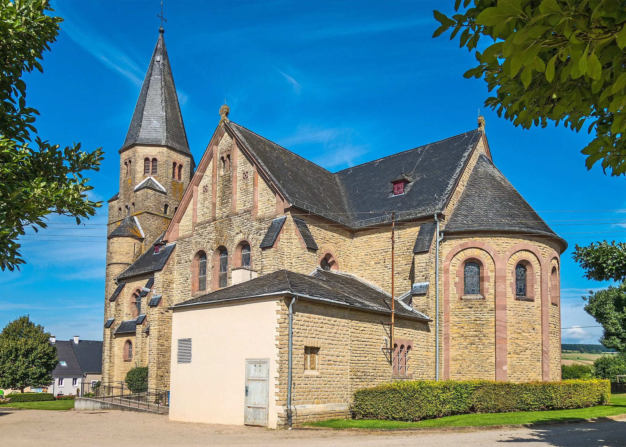 Photo showing: Church of Biersdorf am See