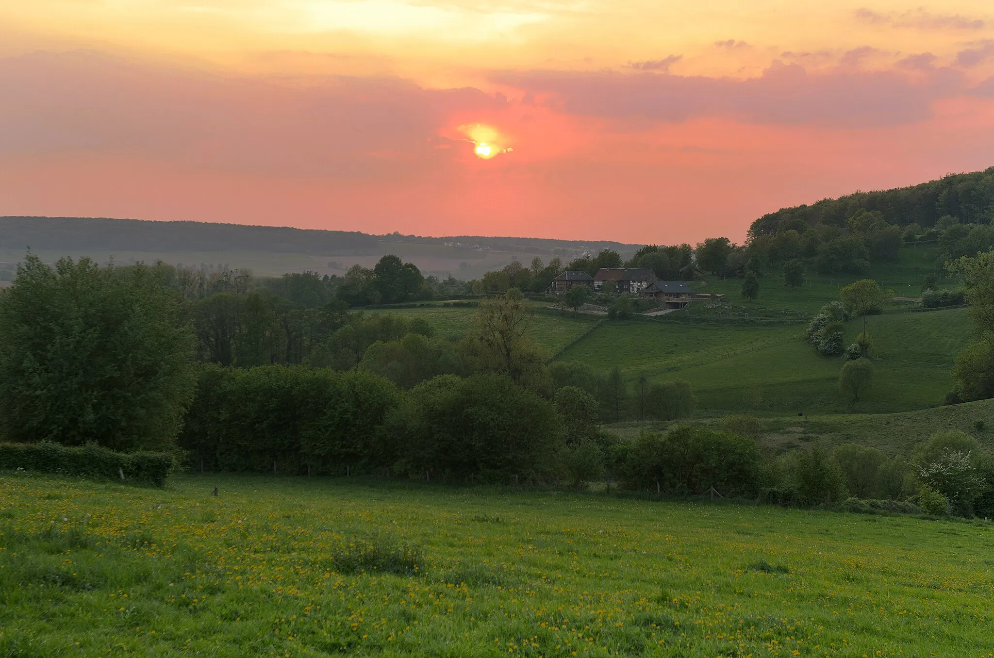 Photo showing: Avond bij Hoeve Ten Bosch