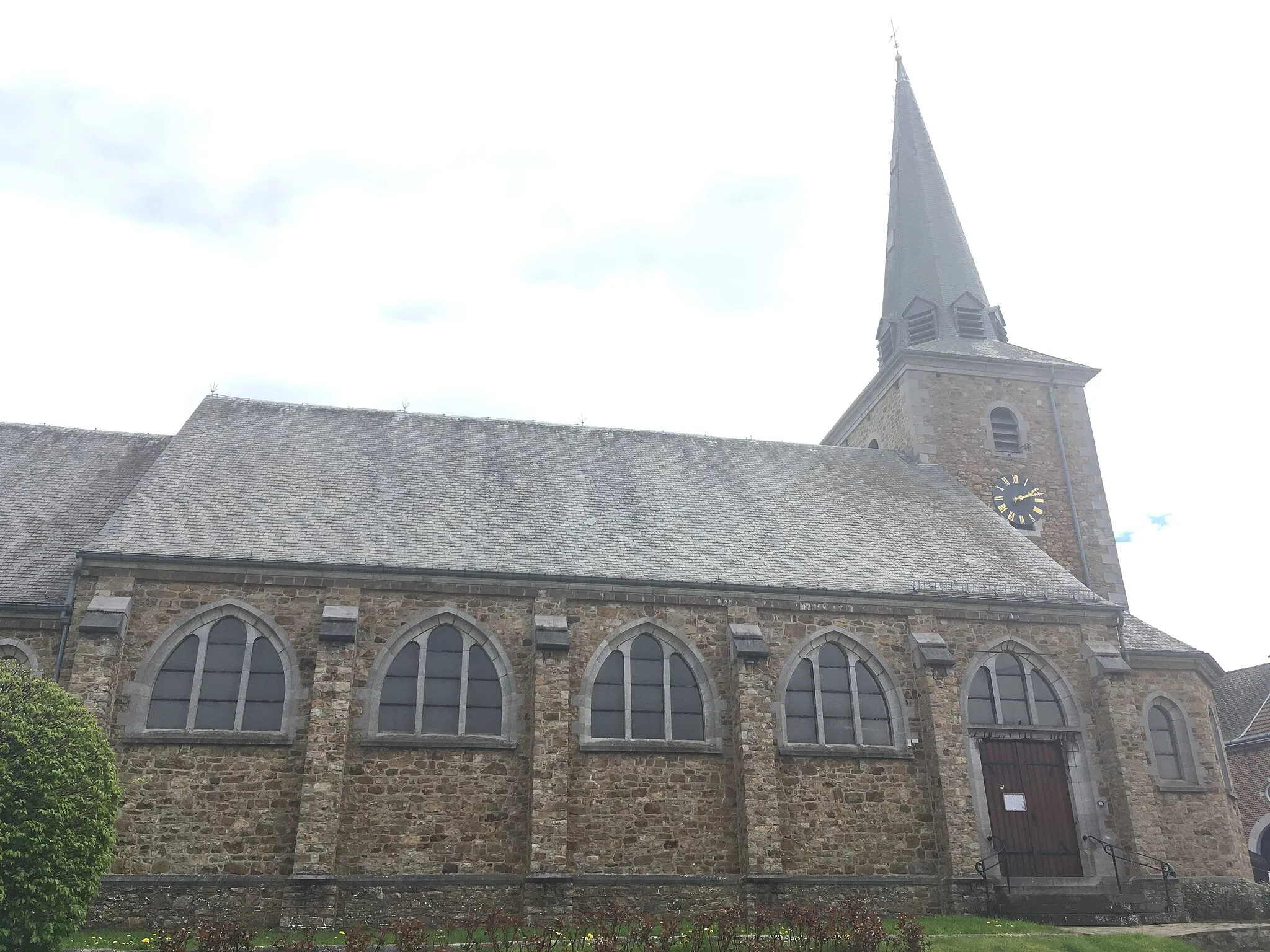 Photo showing: Sint-Eligiuskerk (église Saint-Eloi) in La Reid, gemeente Theux in België, in mei 2021.