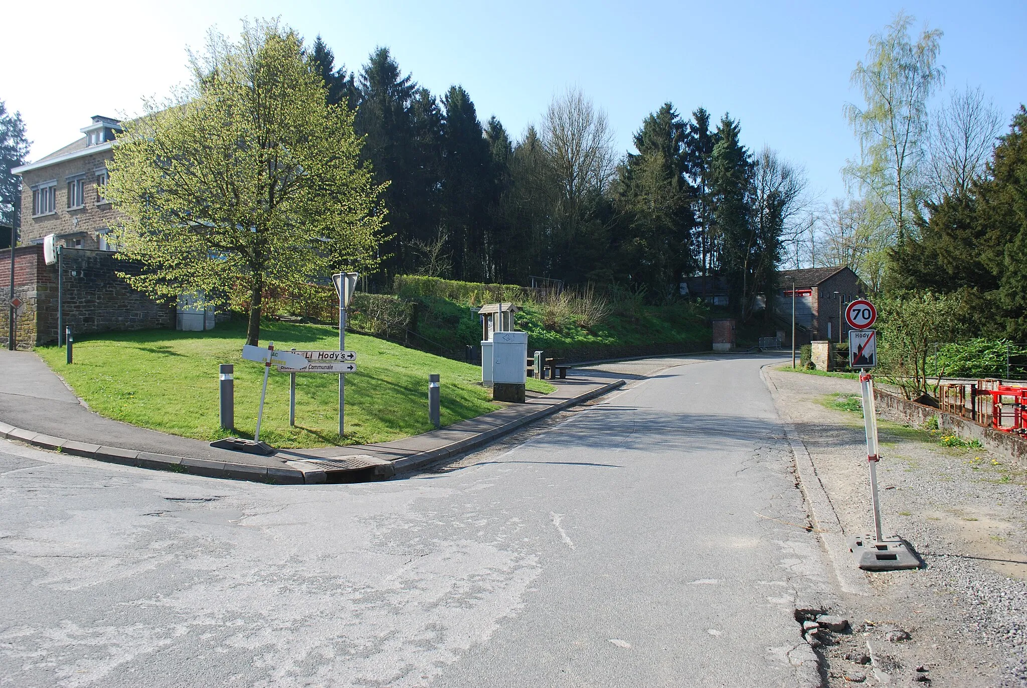 Photo showing: Vue du village de Hody, dans la commune d'Anthisnes (province de Liège, en Belgique).