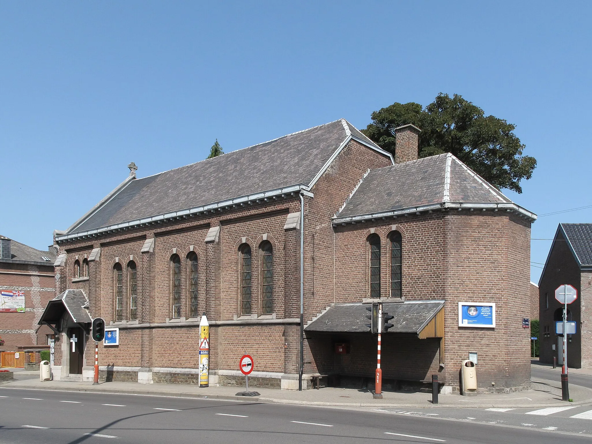 Photo showing: Micheroux, church: l'église Notre Dame de la Visitation