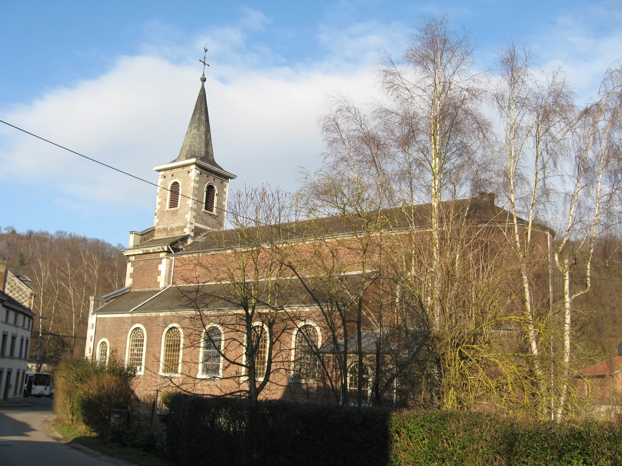 Photo showing: Church of Saint Giles in Fraipont, Trooz, Liège, Belgium