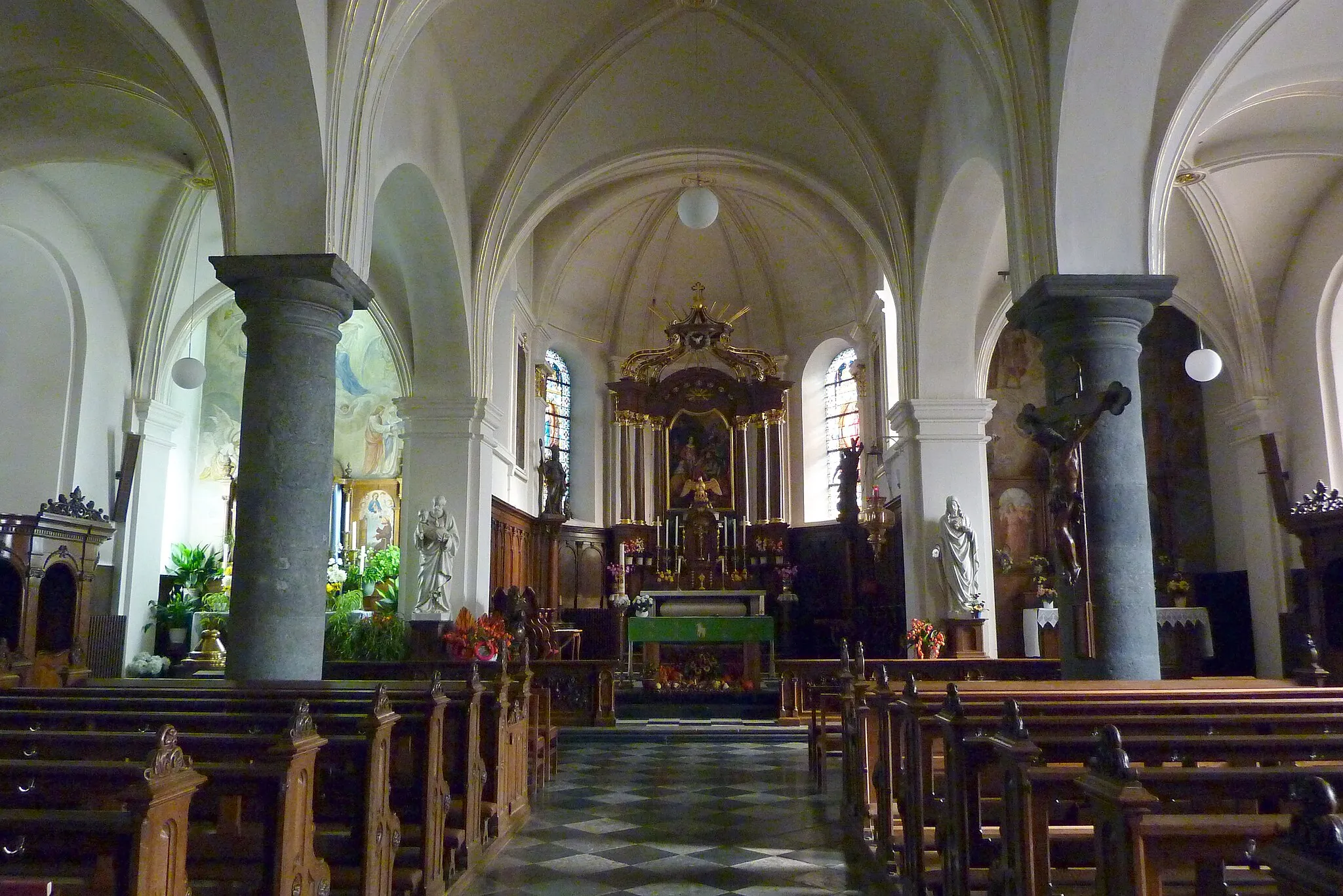 Photo showing: katholische Kirche St. Brice in Hombourg, einem Ortsteil von Plombières in Belgien