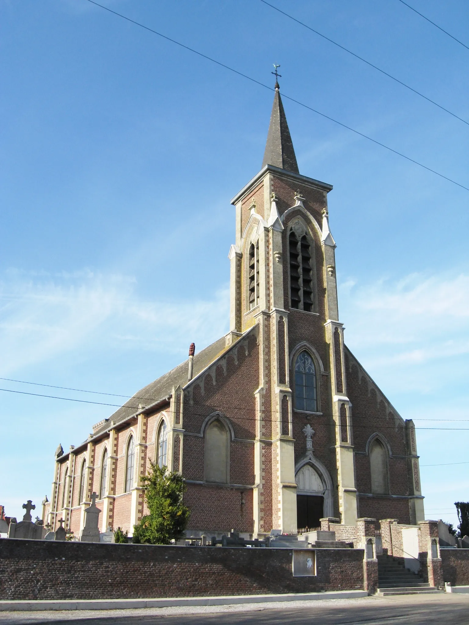 Photo showing: Church of Saint Victor in Corswarem, Berloz, Liège, Belgium
