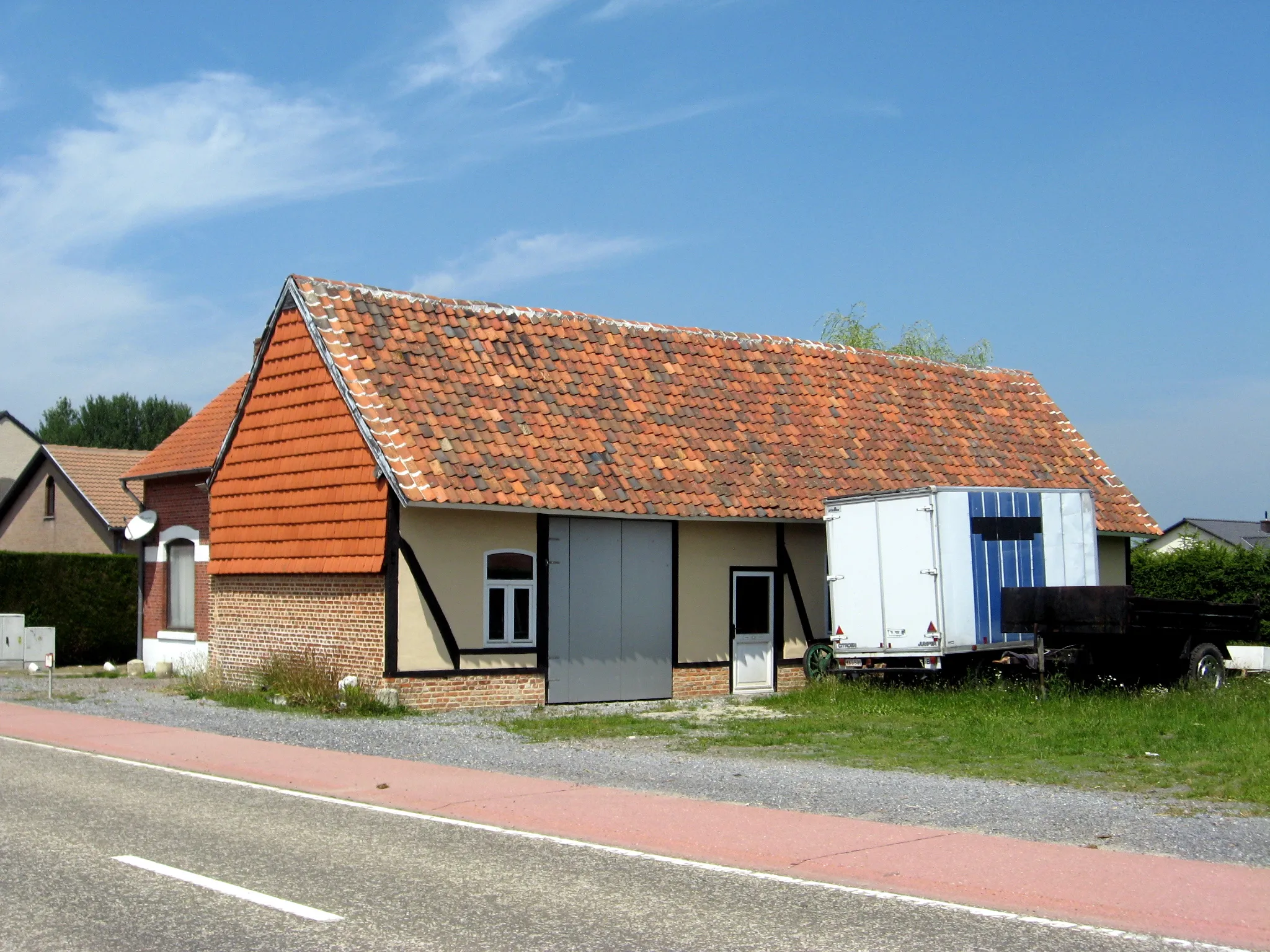 Photo showing: Voormalige langgestrekte hoeve, Alkenstraat 104 in Stevoort