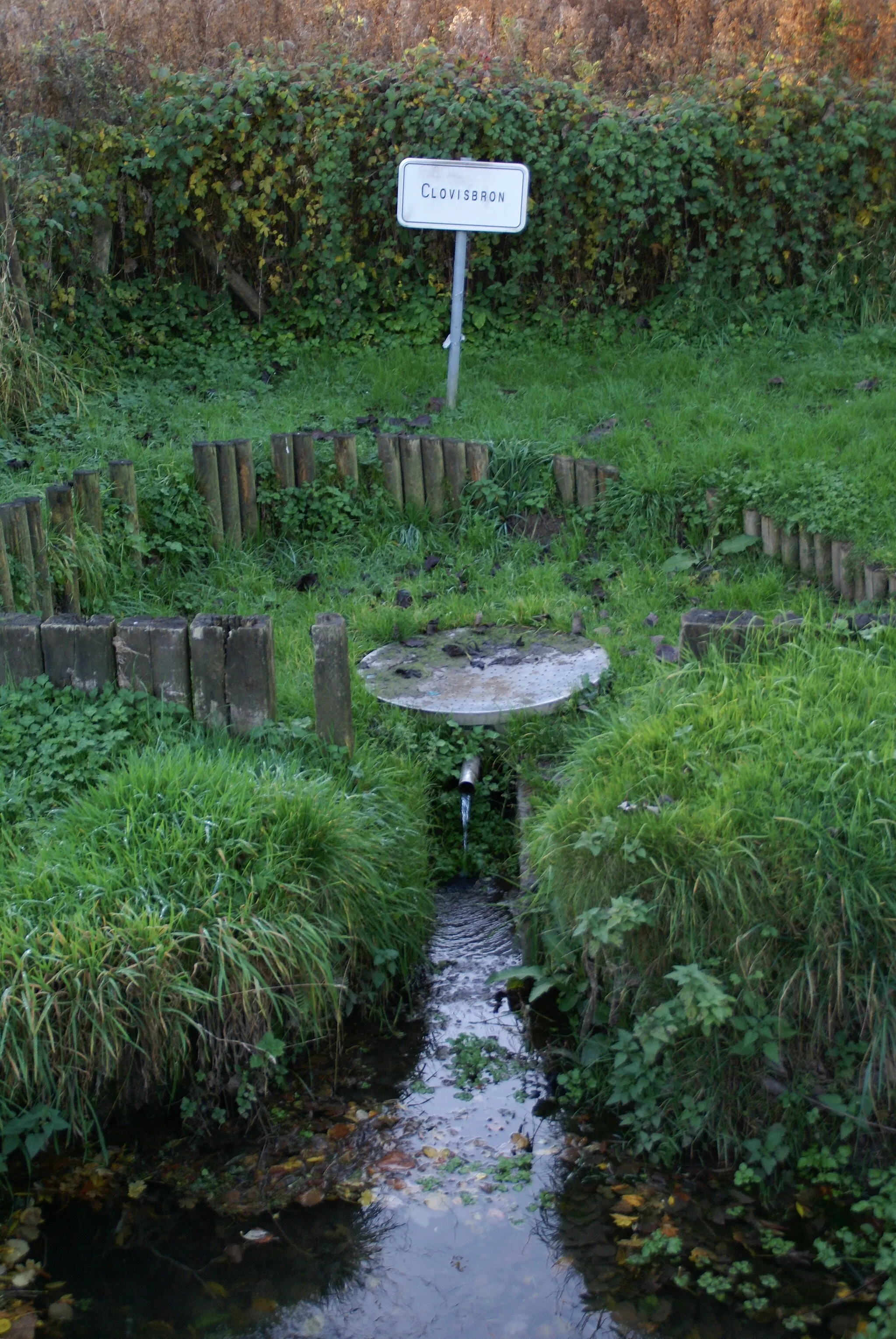 Photo showing: Sint-Truiden (Brustem), Belgium: Clovis I Spring