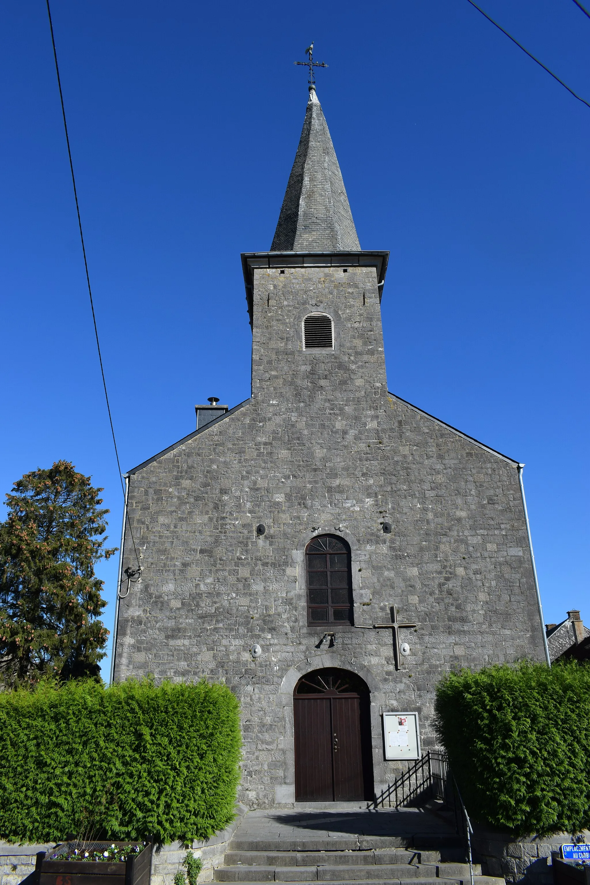 Photo showing: Vue du village d'Evelette, dans la commune d'Ohey (région du Condroz en Belgique).