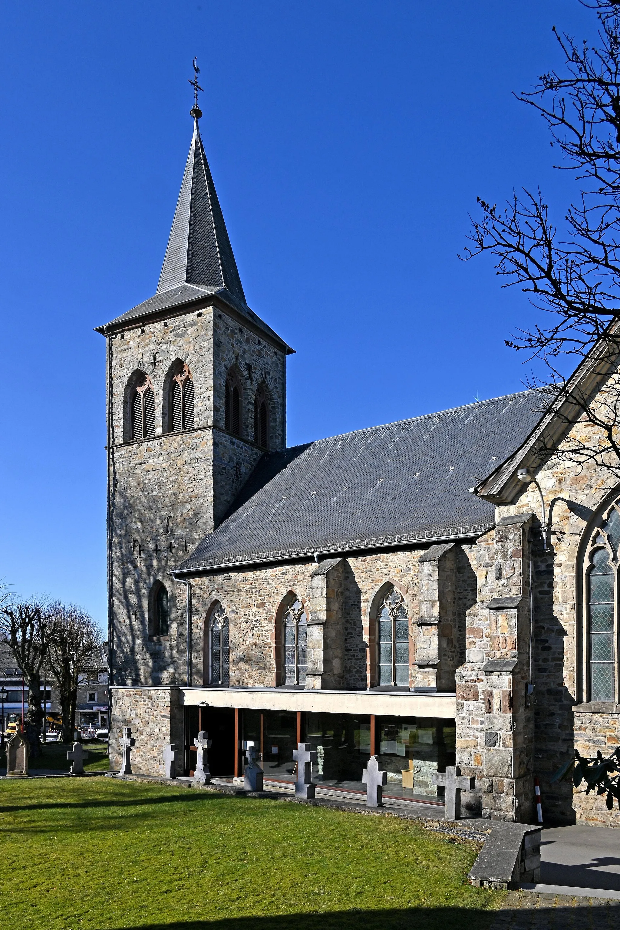 Photo showing: St. Saturnin (Waimes) von Südosten