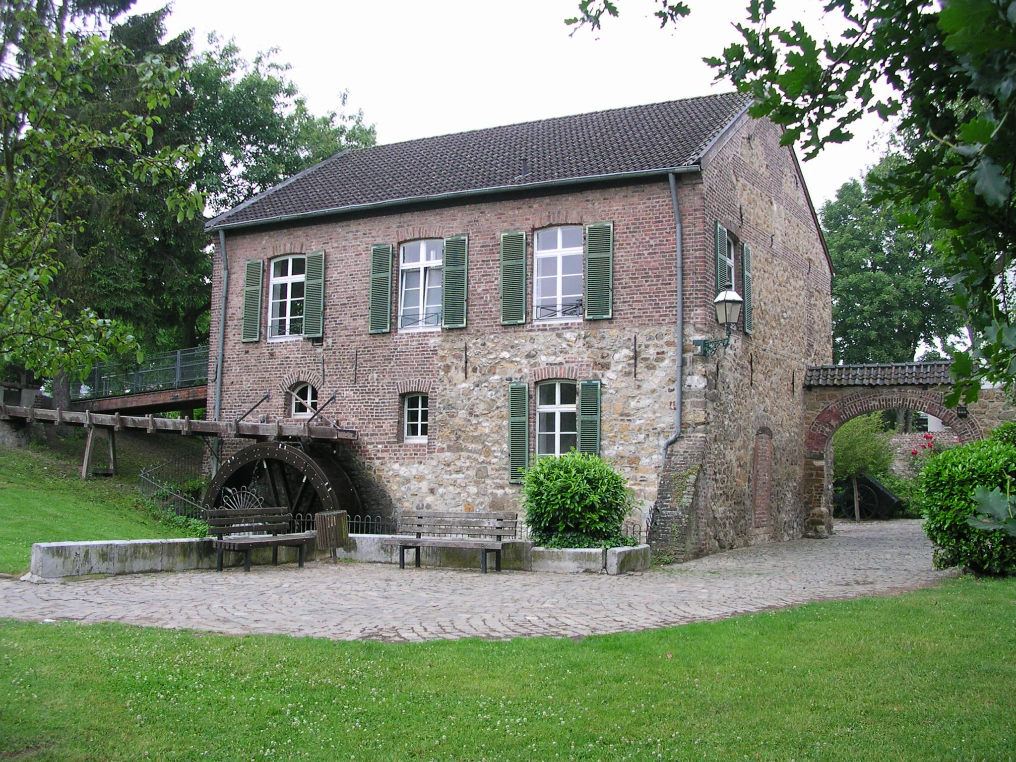 Photo showing: Aachen, Welsche Mühle in Haaren, heute u.a. Stadtteilbibliothek