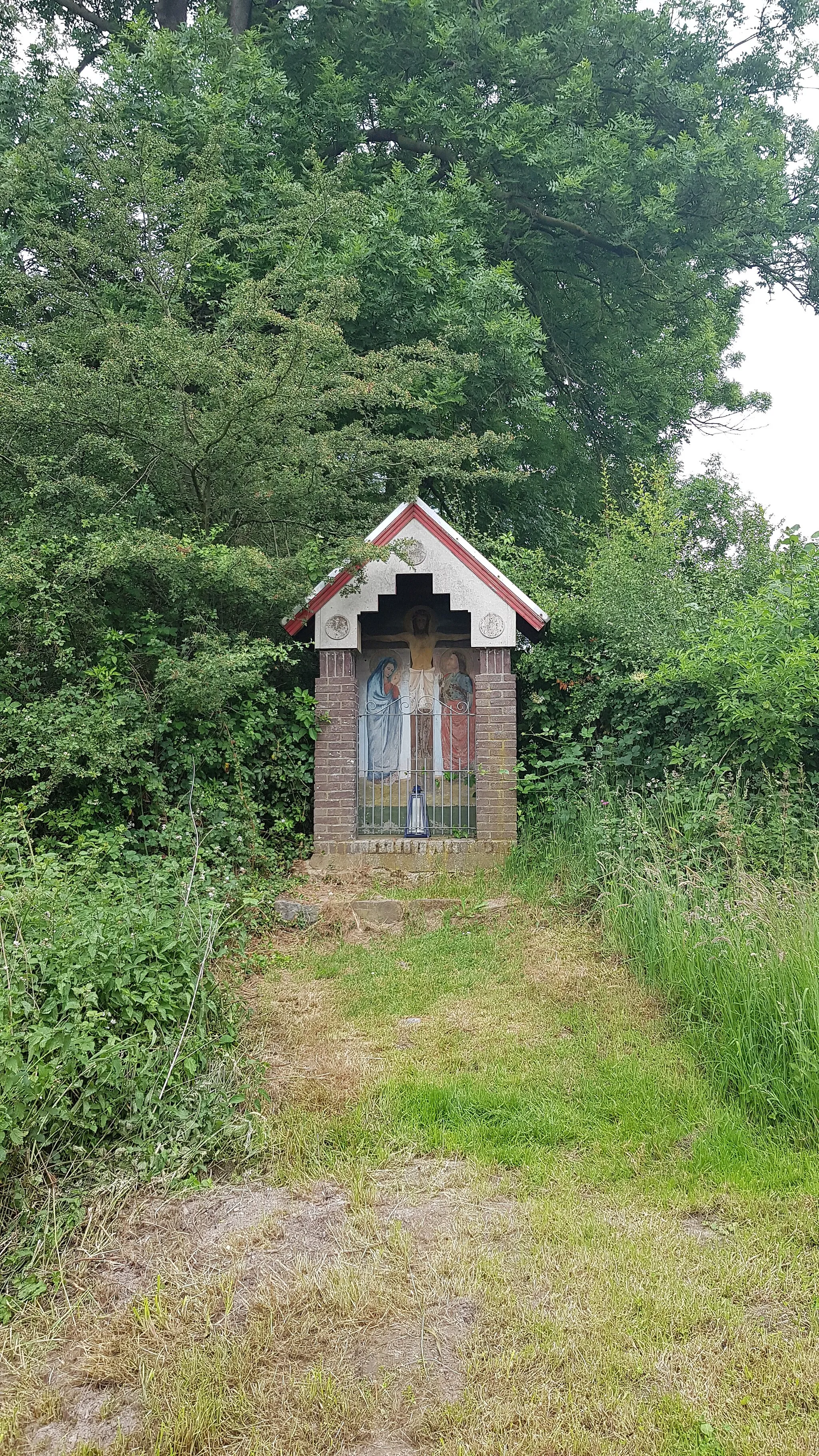 Photo showing: Wegkapelletje in Plaat aan de Plaatweg nabij Epen, Limburg, Nederland