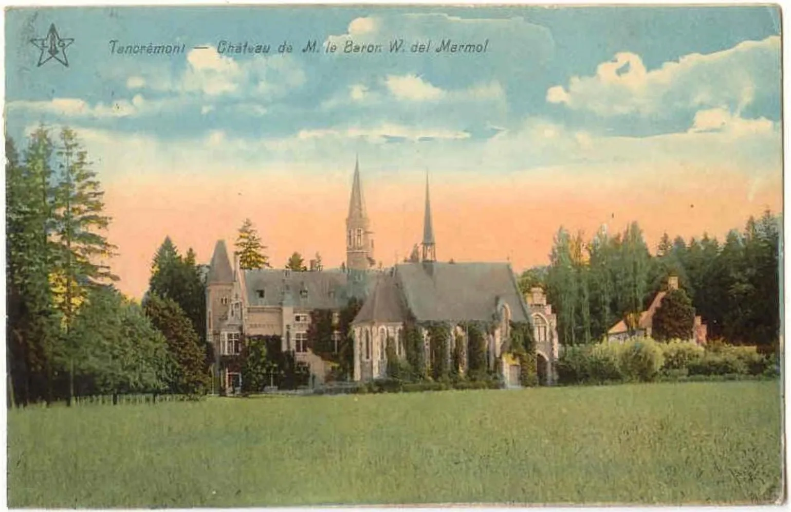 Photo showing: Le château de la famille del Marmol à Tancremont (Pepinster, Province de Liège, Belgique).